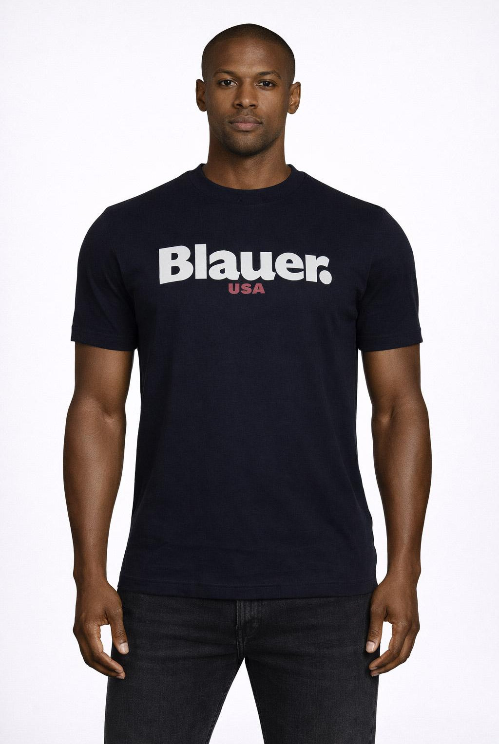 Tshirt Uomo in Cotone con Stampa Logo ERNST