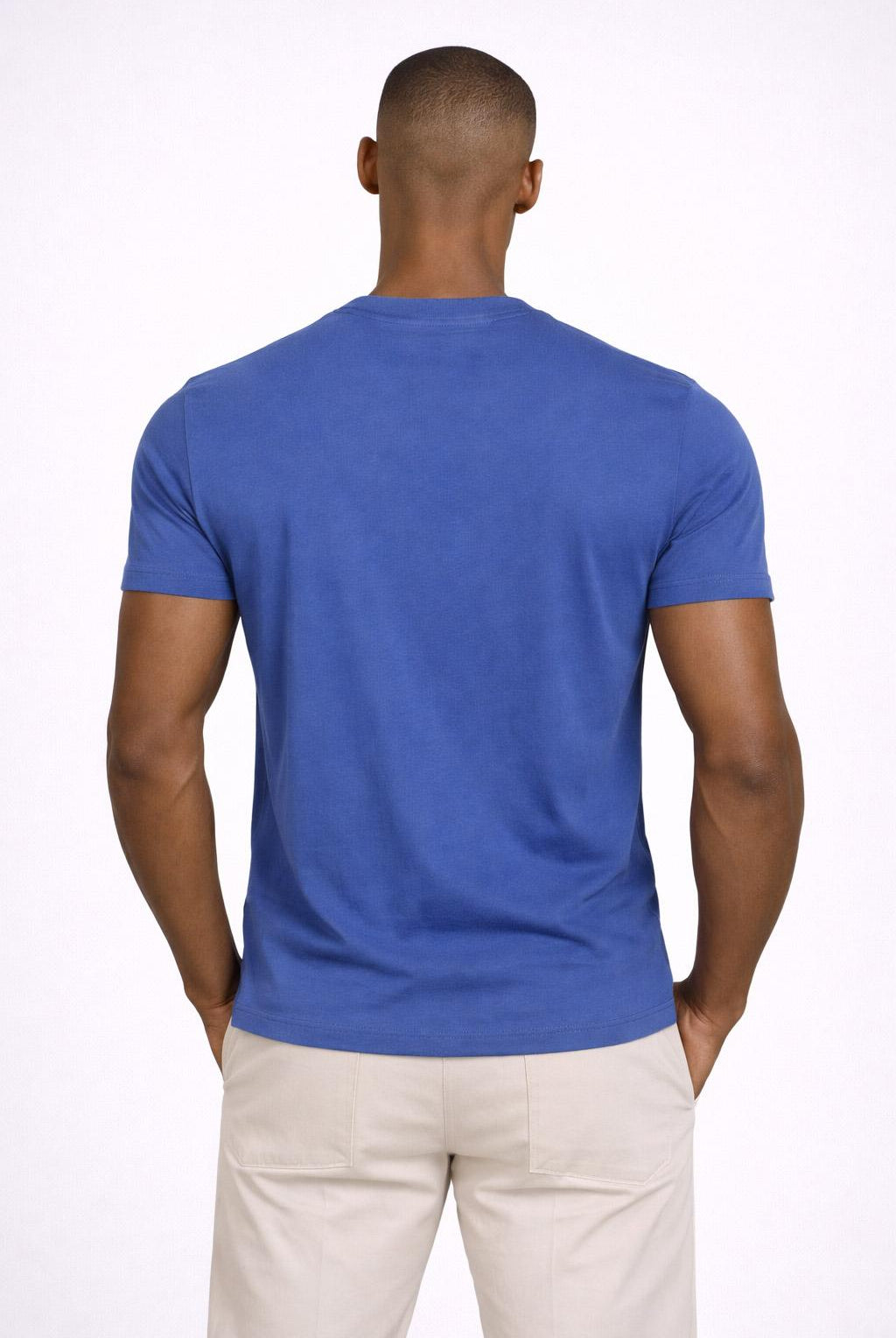 T-Shirt Uomo Cotone con logo ricamato