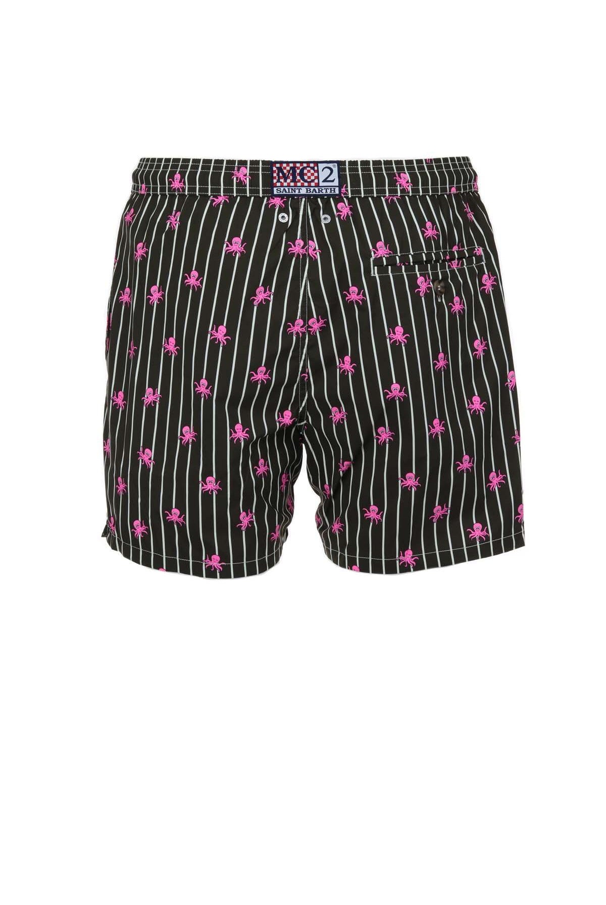 Costume Uomo Fantasia Polipi Righe