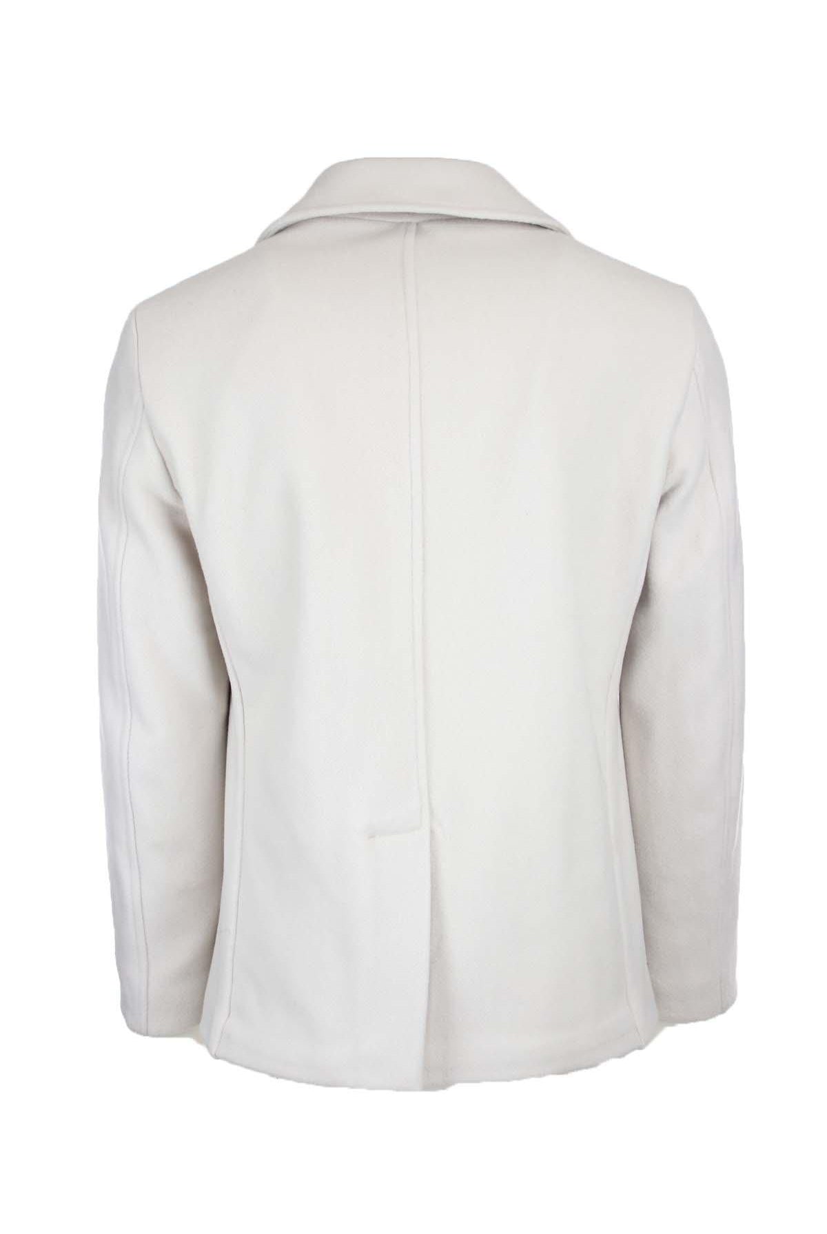 Giacca Peacoat doppiopetto in lana.