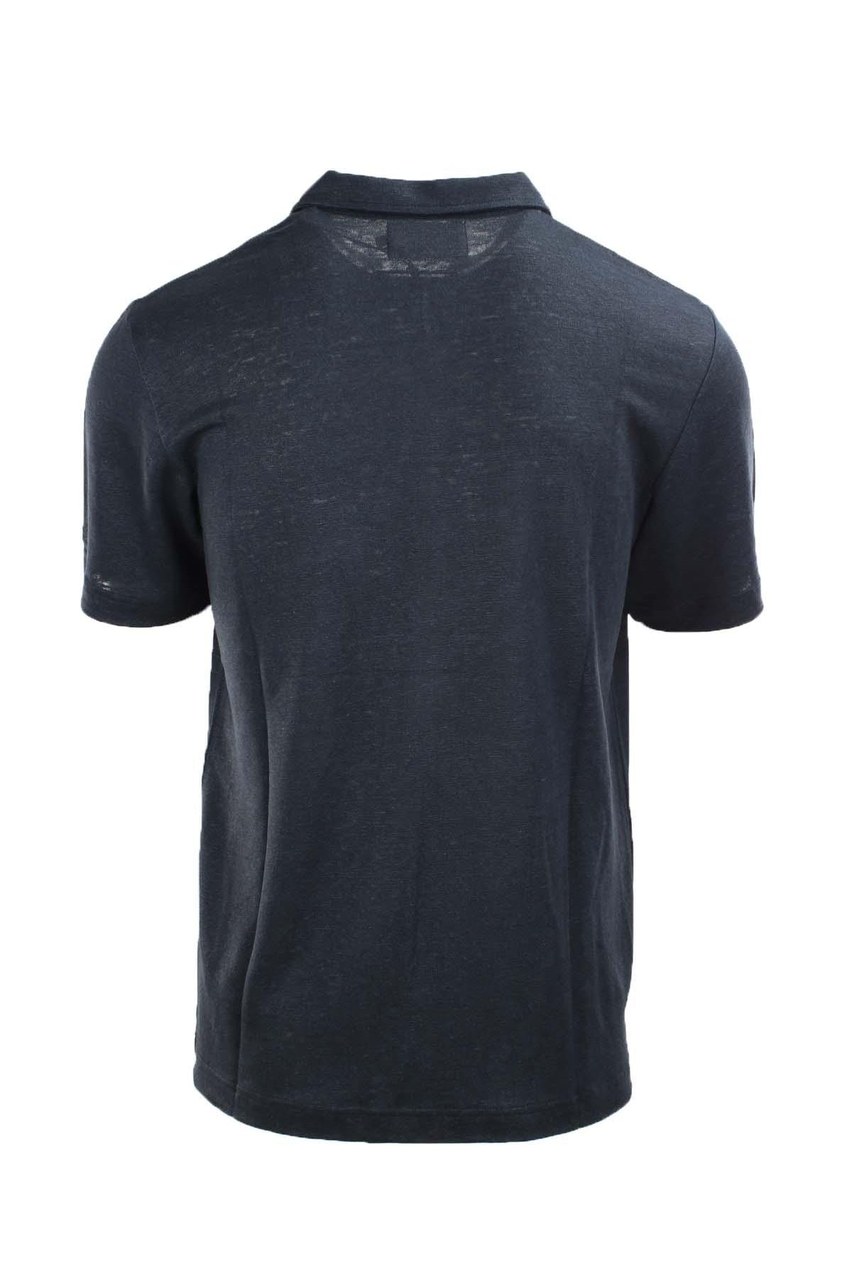 Polo mezza manica in lino Fraser