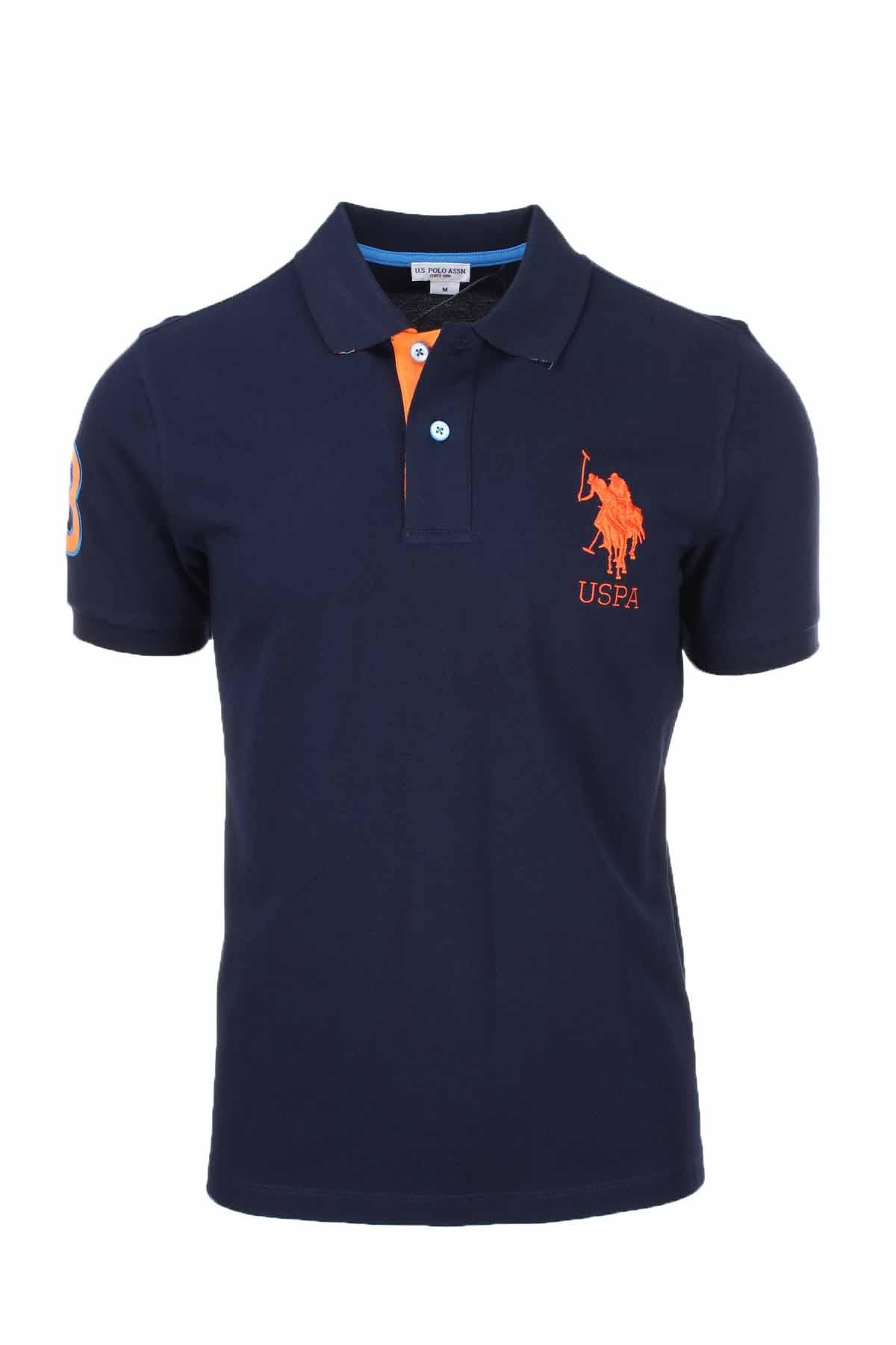 Polo mezza manica piquet maxi logo