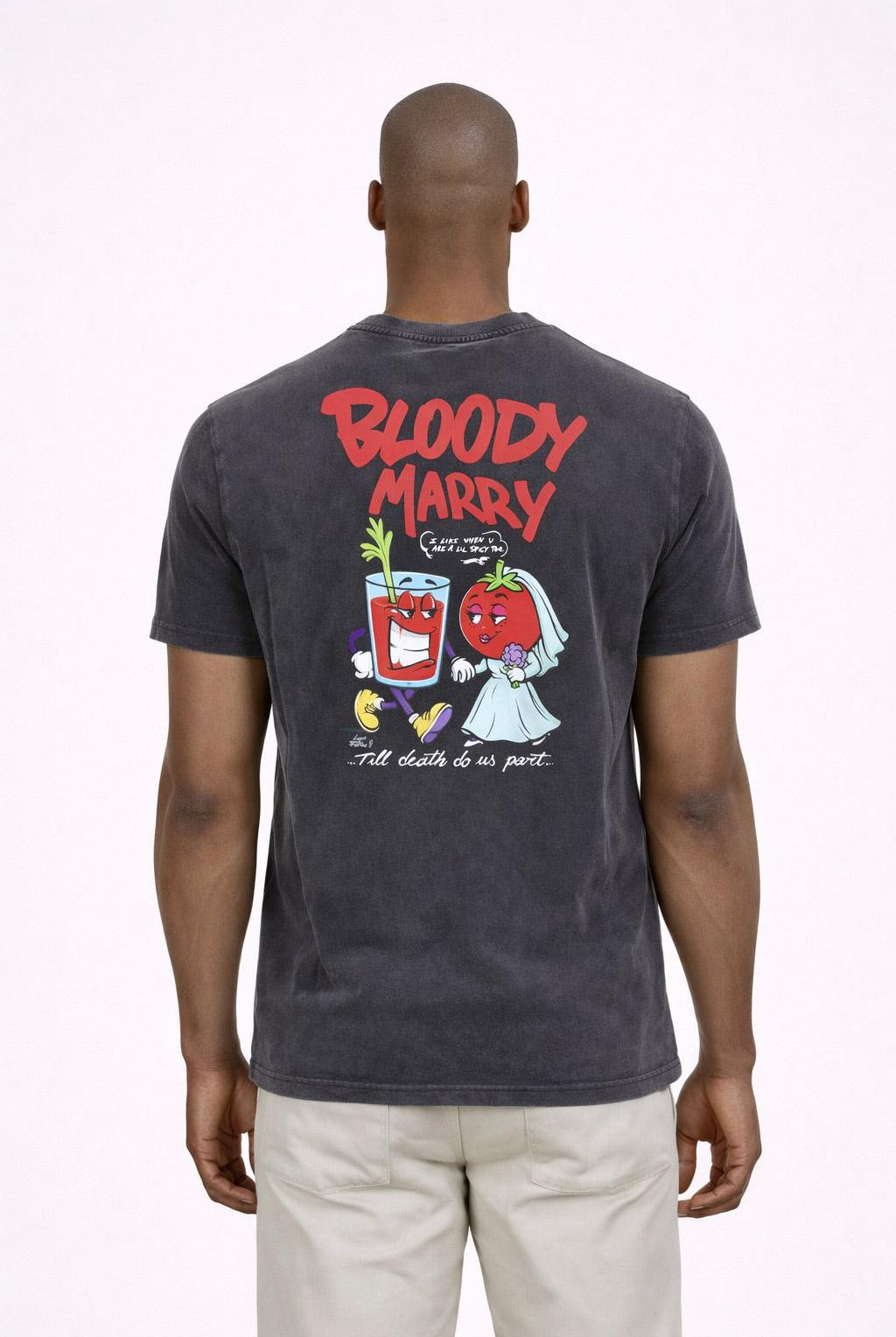 Tshirt Uomo in Cotone Bloody Mary Crypto Puppets