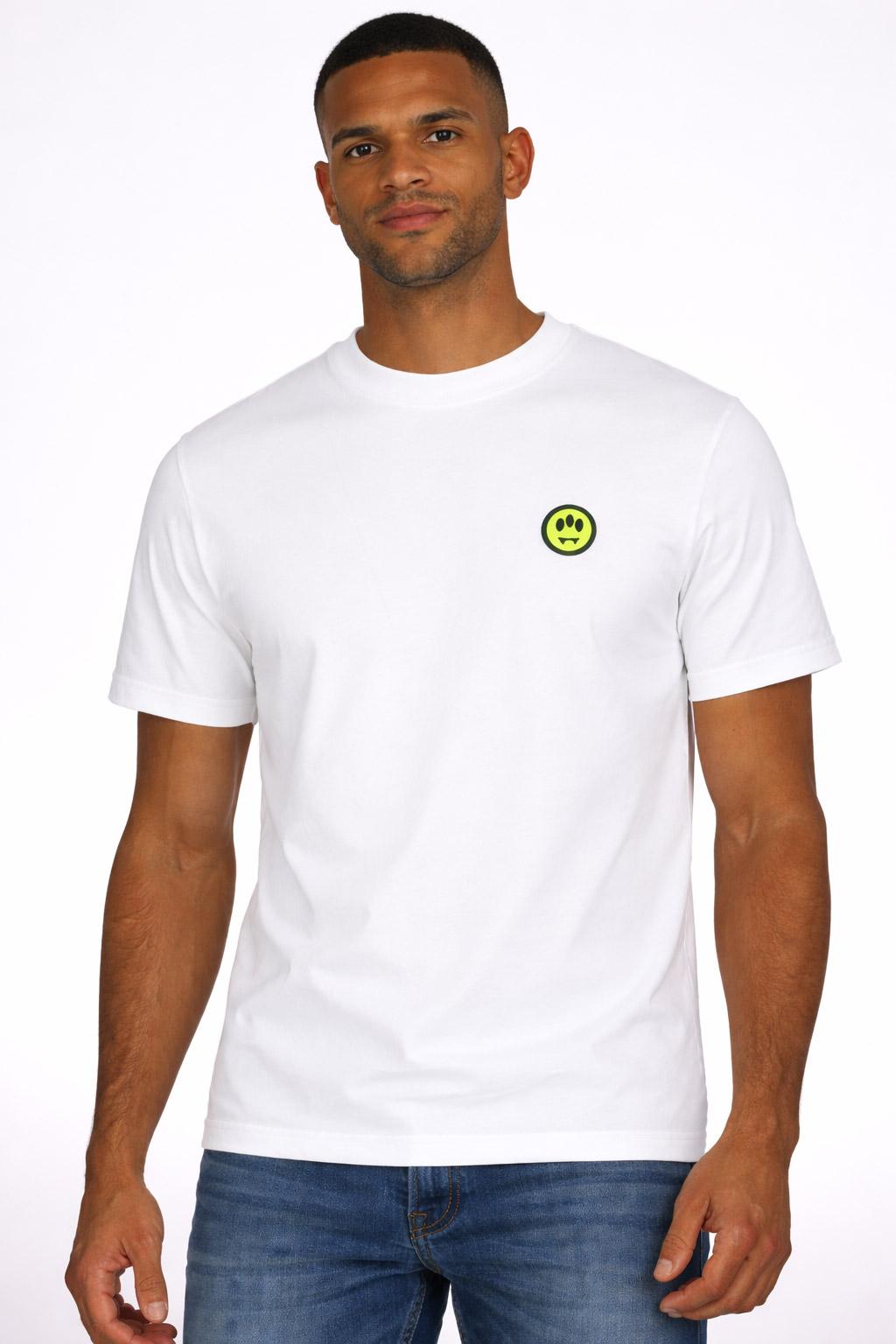 T-shirt unisex maxi logo in jersey di cotone