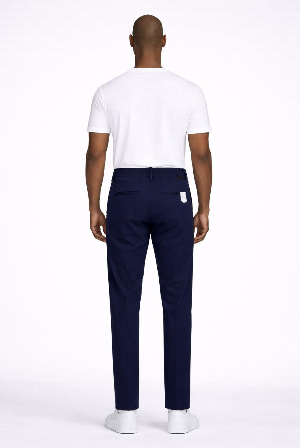 Pantalone Chino Uomo in Jersey con Elastico