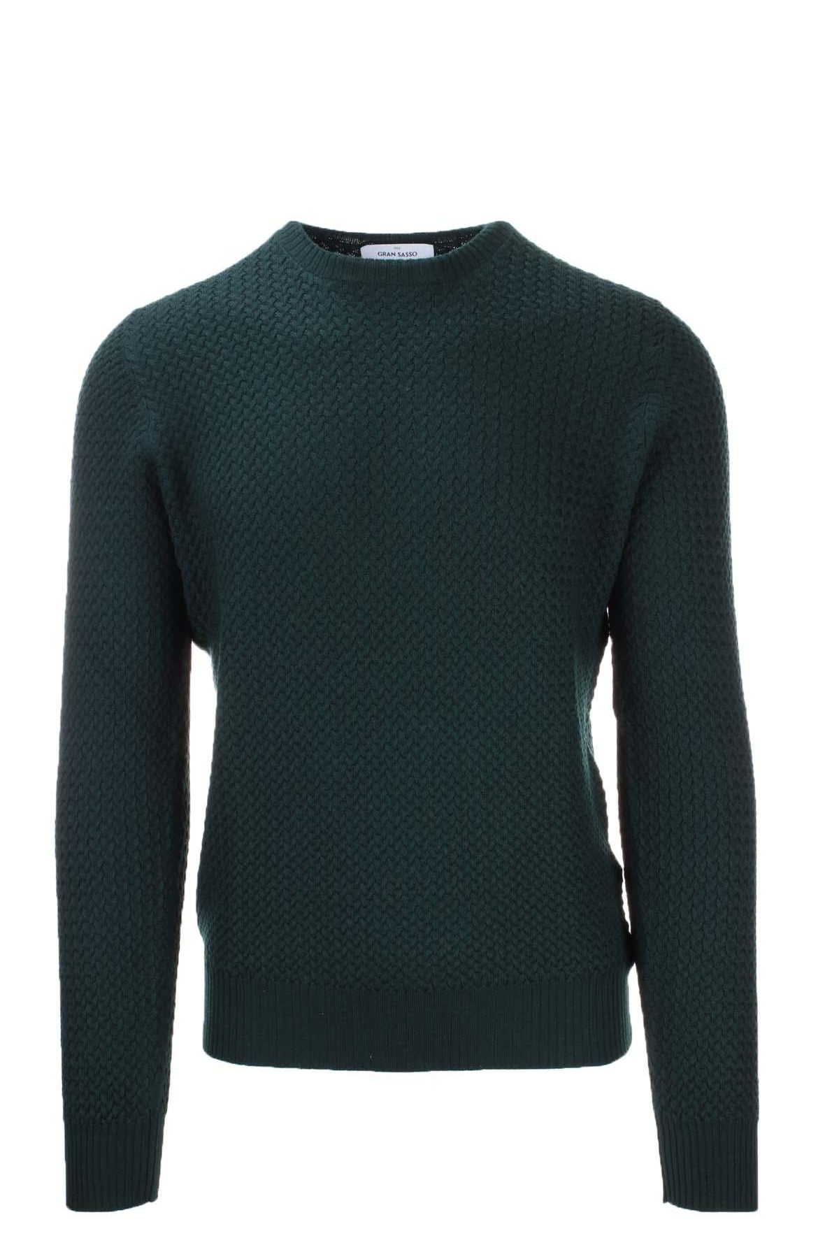 Pullover girocollo microtrecce
