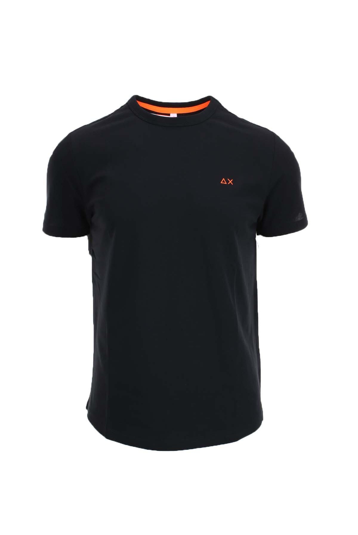 T-Shirt in cotone piquet dettagli fluo