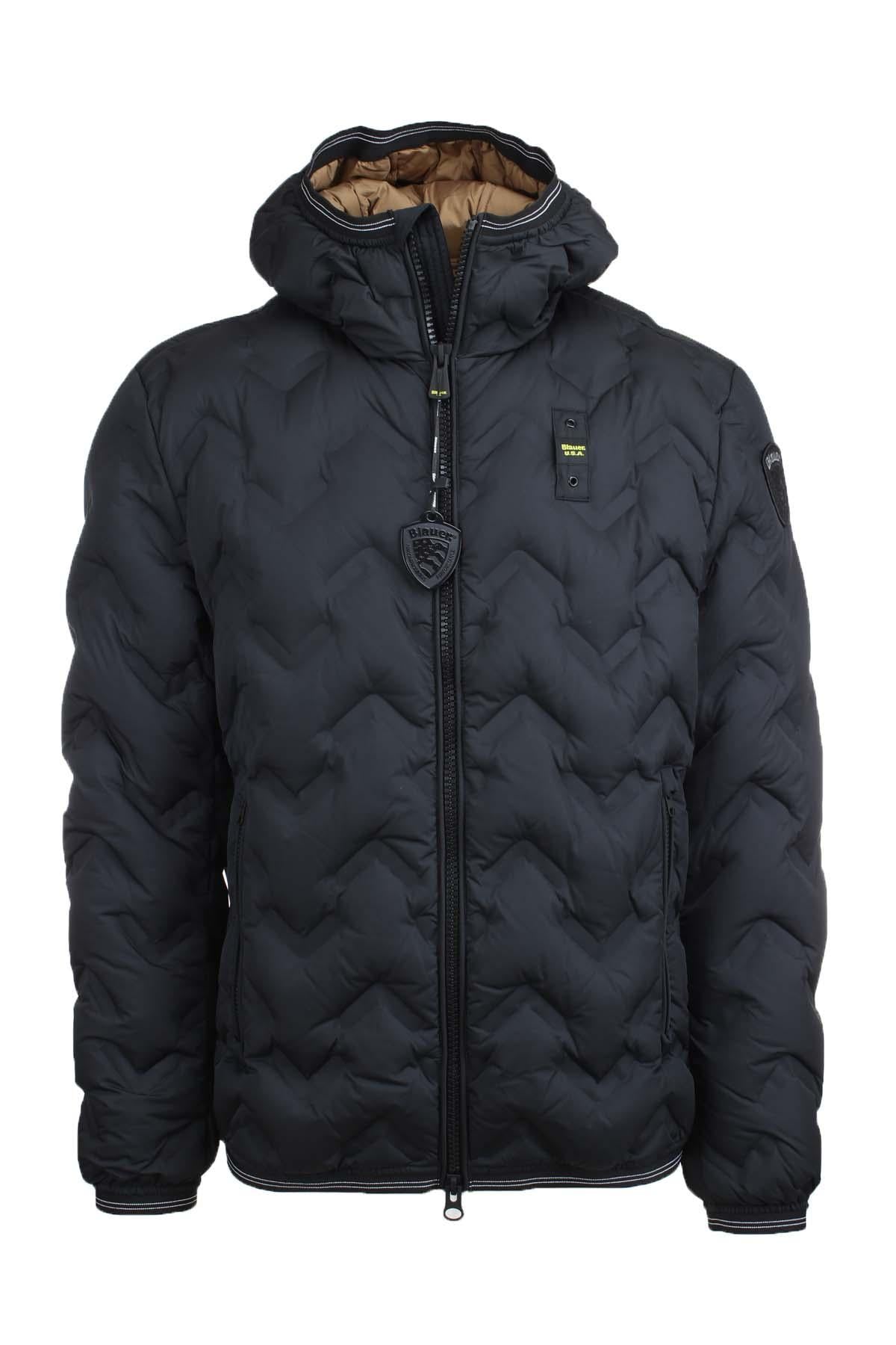 Piumino con impunture asimmetriche PIERY