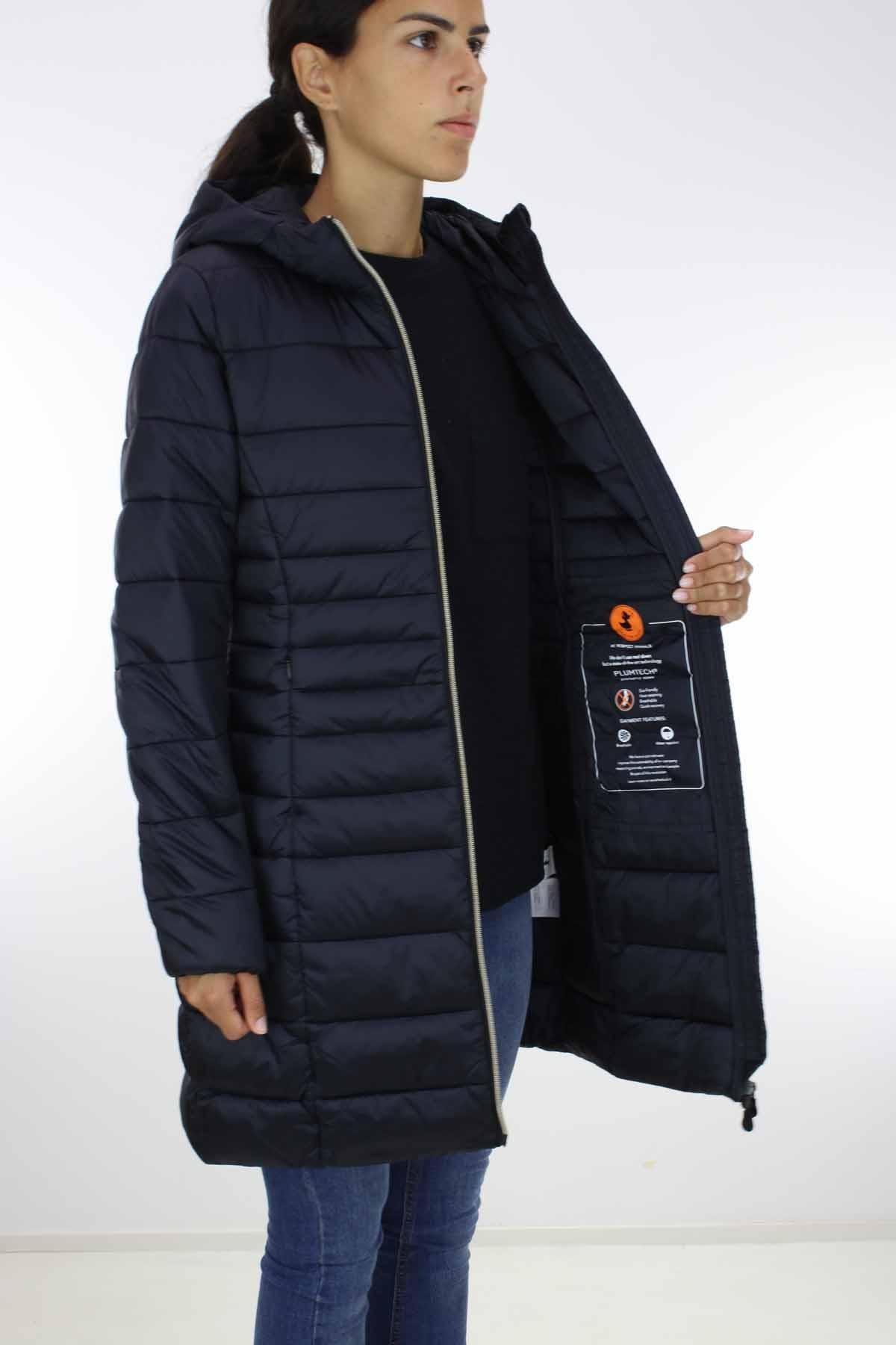 Cappotto lungo con cappuccio Camille