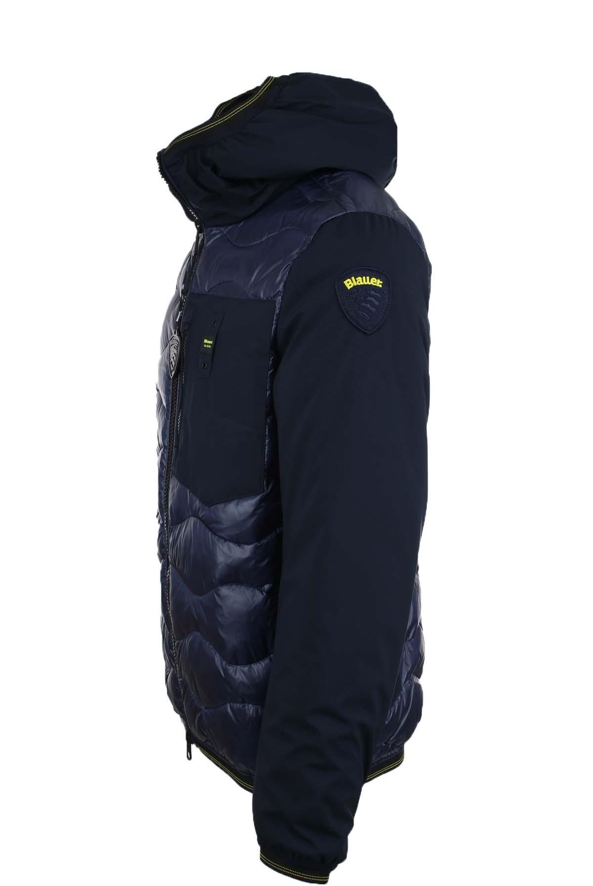 Piumino in nylon e neoprene con tasca ALBERT