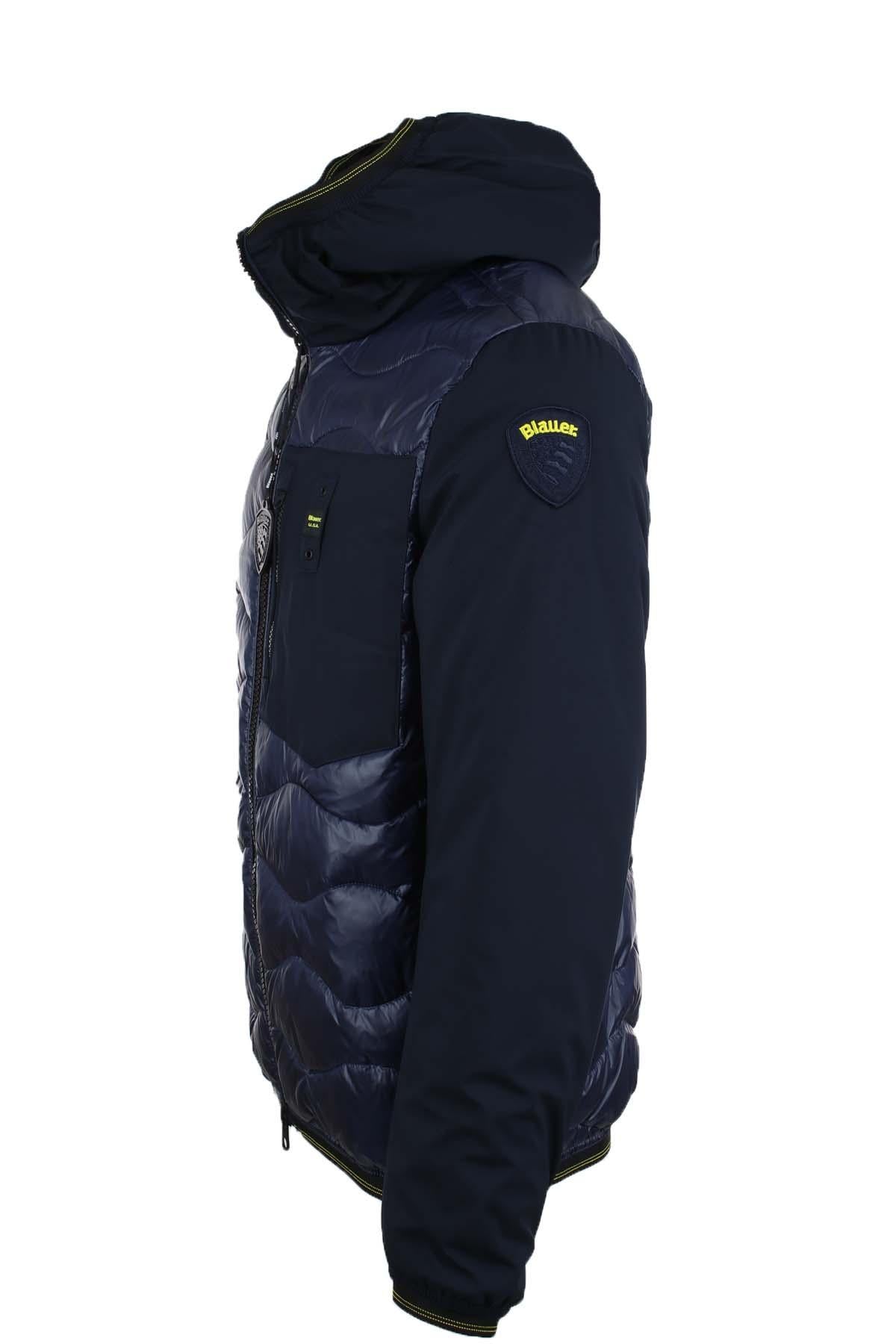 Piumino in nylon e neoprene con tasca ALBERT