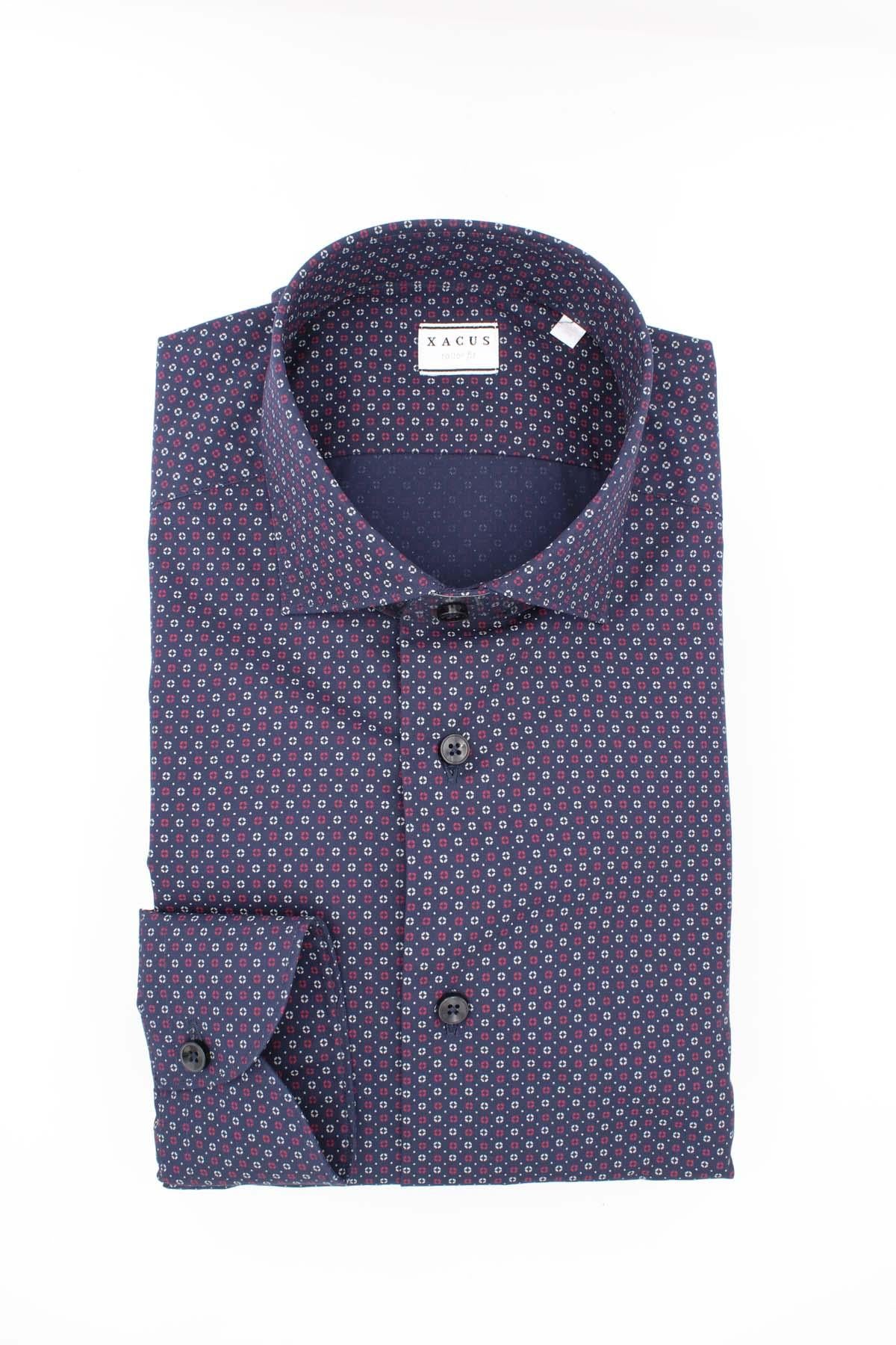 Camicia manica lunga cotone fantasia