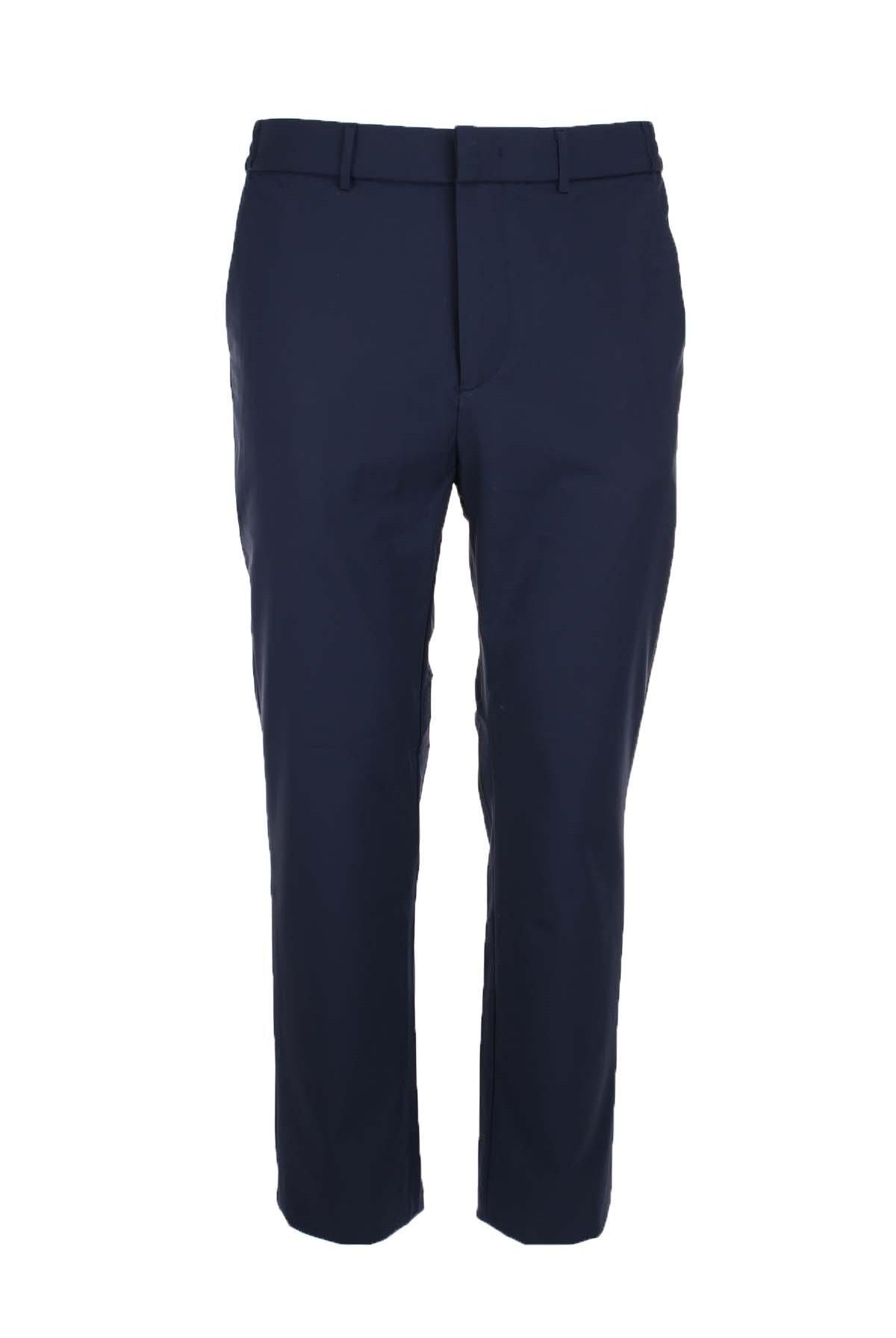 Pantalone chino in tessuto tecnico con elastico