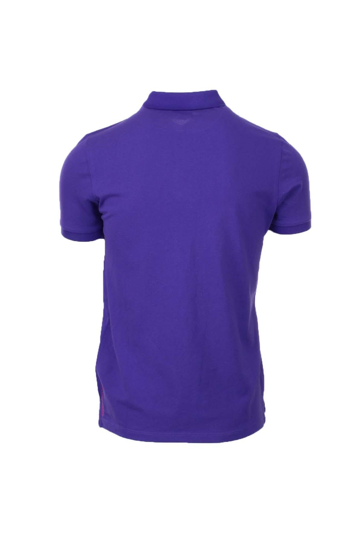 Polo mezza manica tinta unita con logo