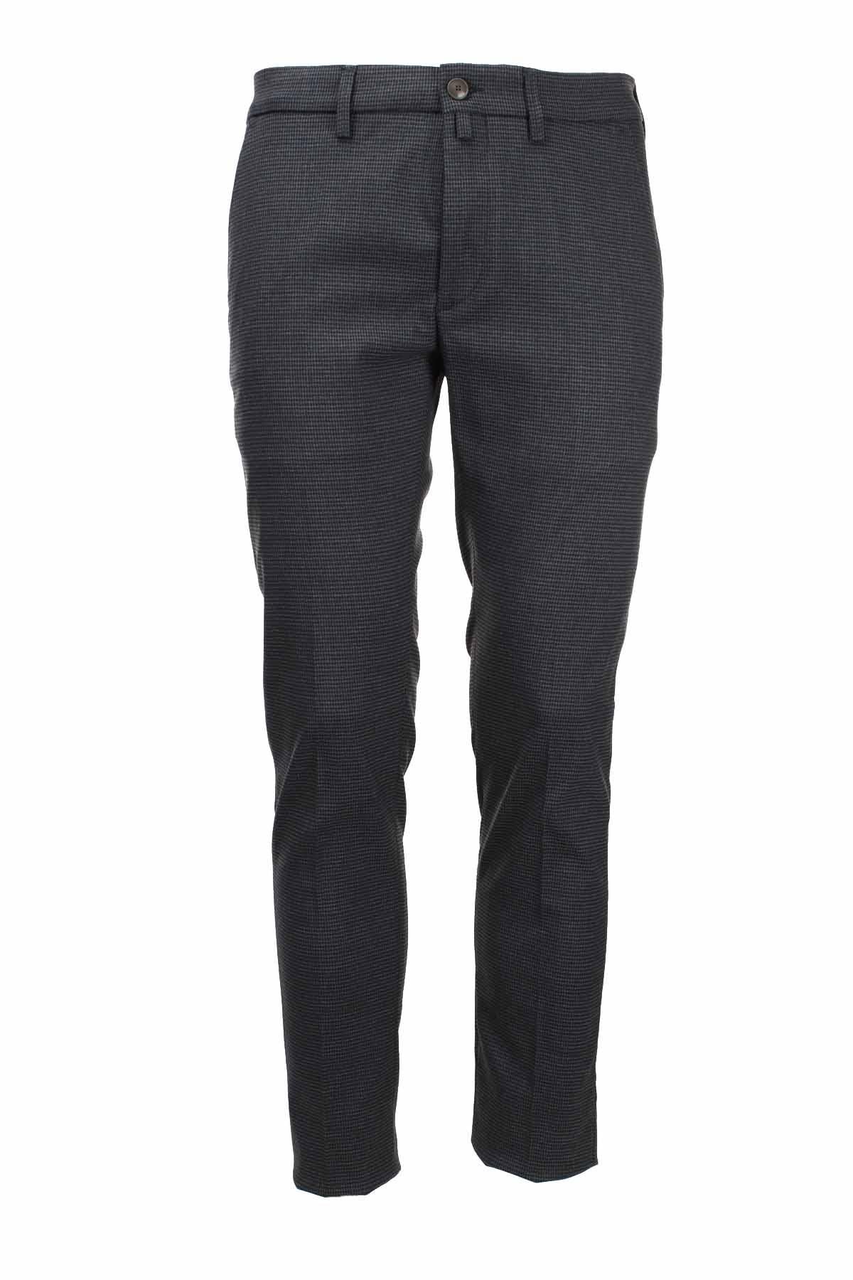 Pantalone chino microfantasia