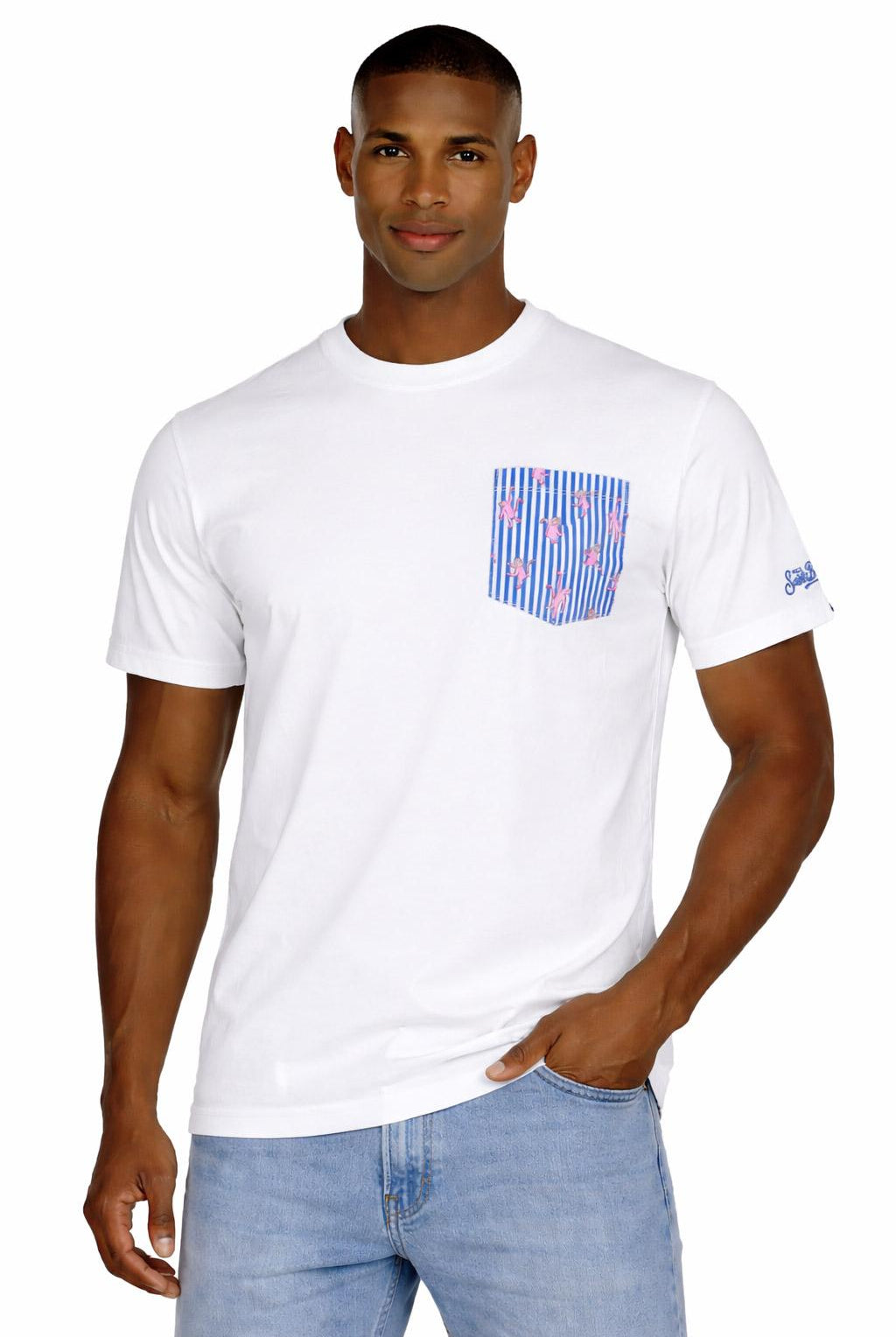 T-Shirt Uomo Taschino Scimmiette Monkeys