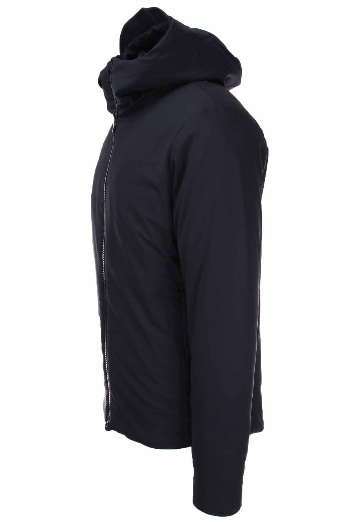 Giubbotto in tessuto stretch con cappuccio Ignacio