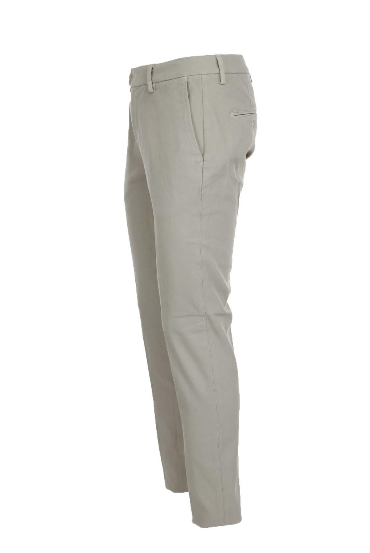 Pantalone chino in cotone armaturato stretch