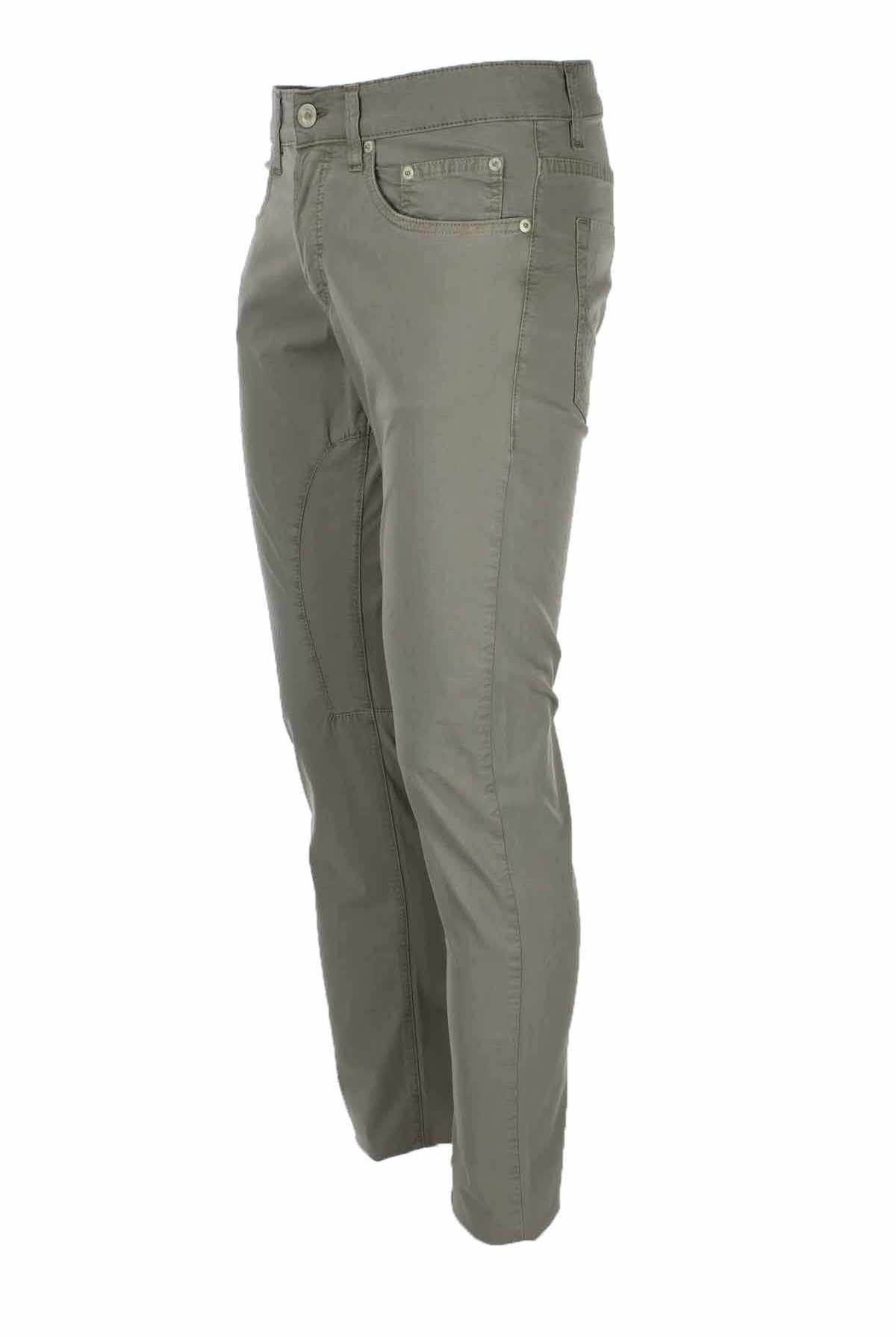 Pantalone in cotone con toppa