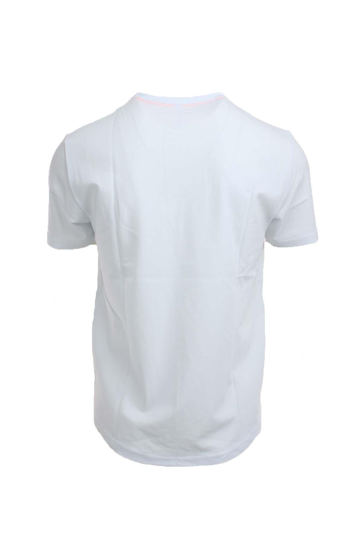 T-Shirt in cotone piquet dettagli fluo