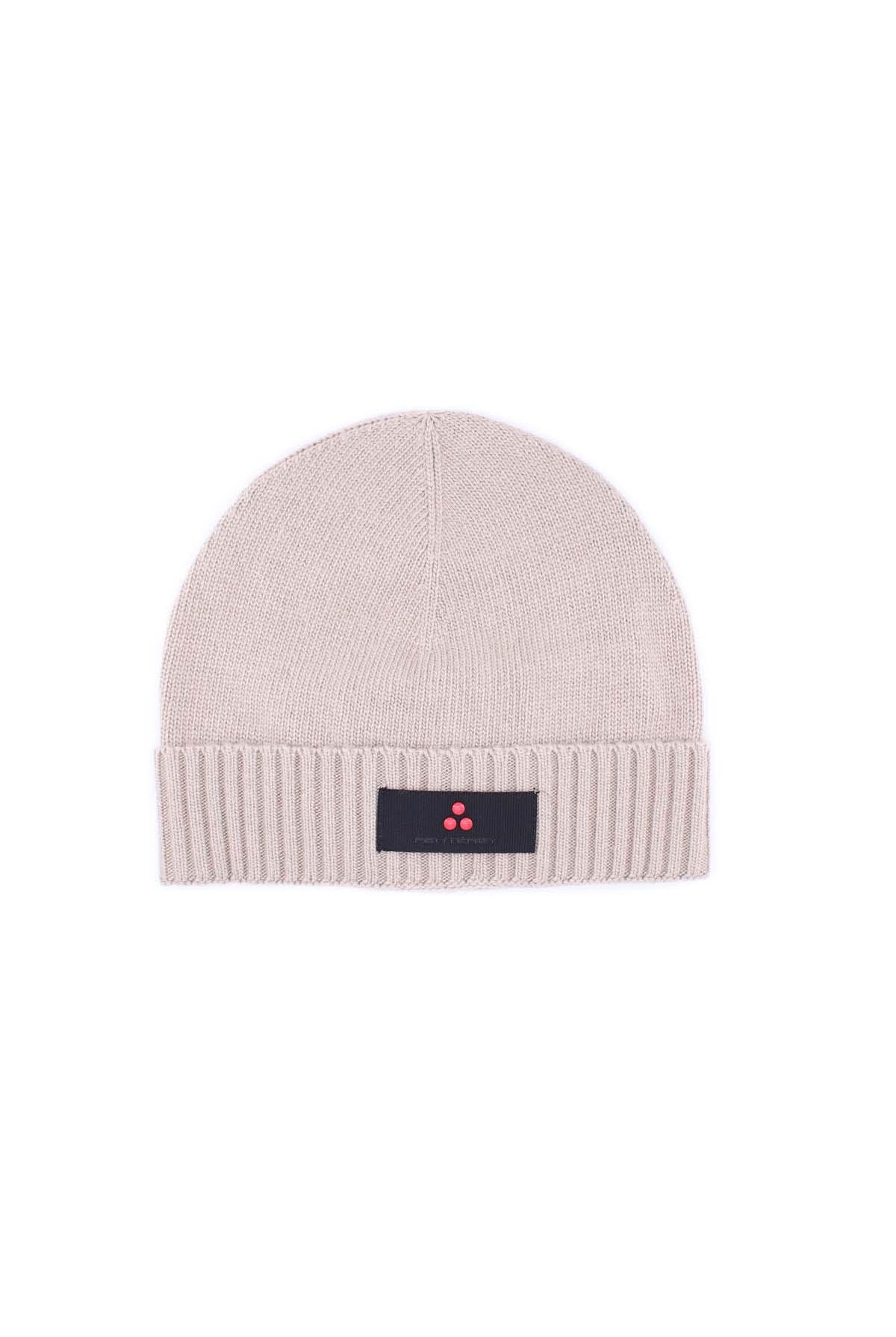 Cappellino in lana con risvolto