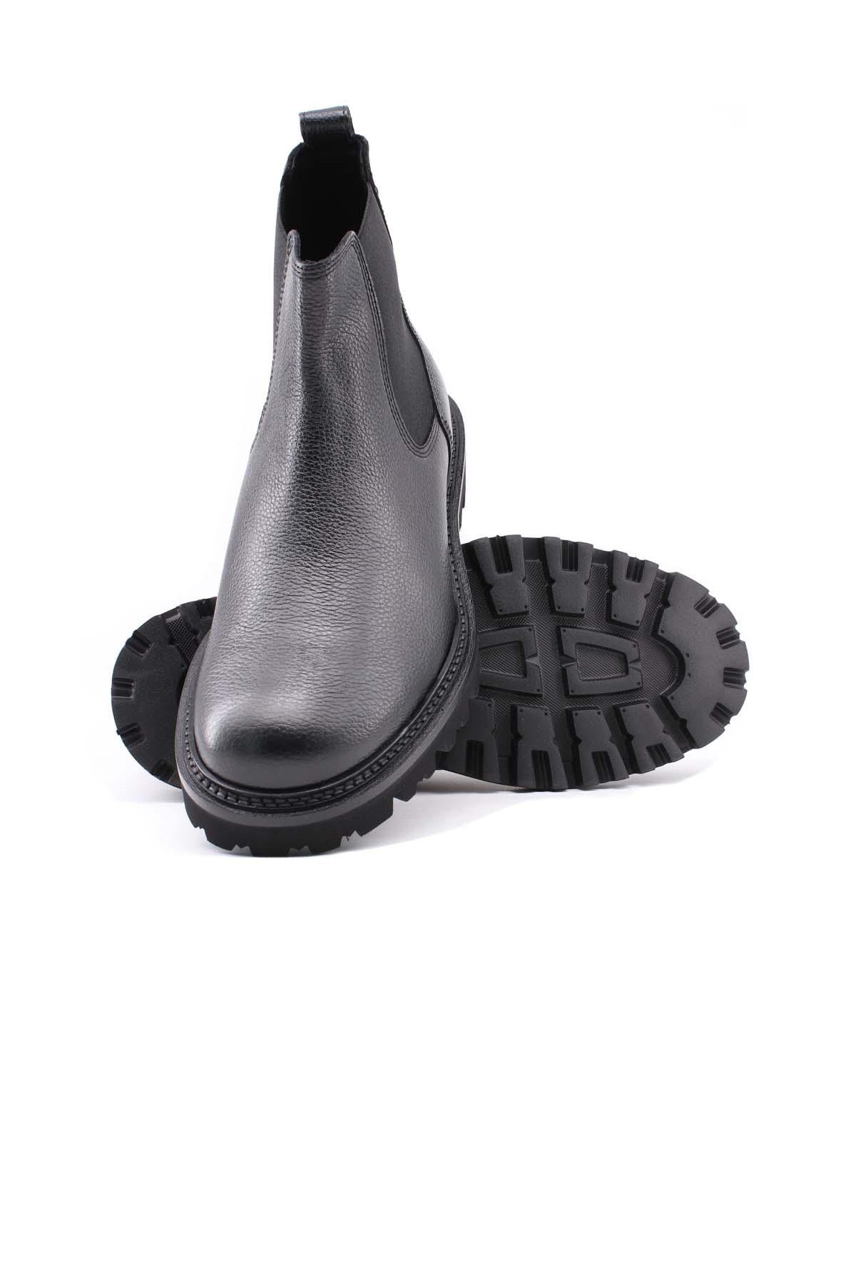 Stivaletti chelsea in pelle martellata