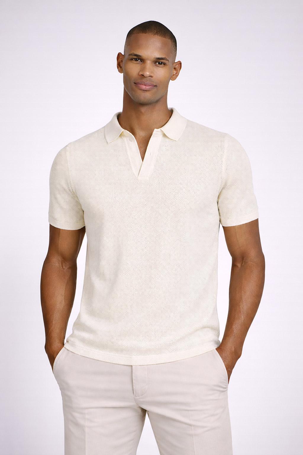 Polo Uomo Cotone Tennis Nido d'Ape