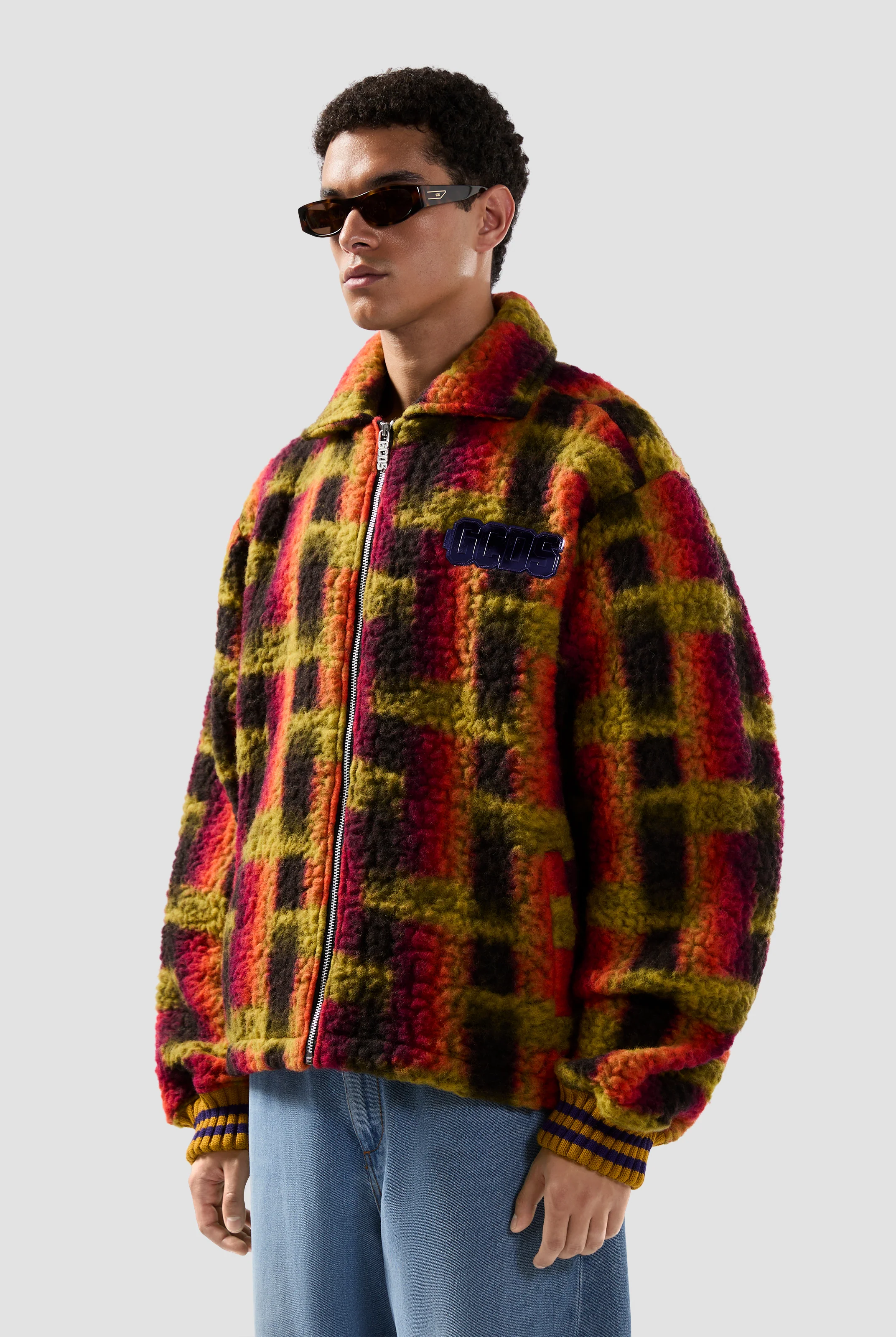 Giacca ricciolo multicolor Teddy