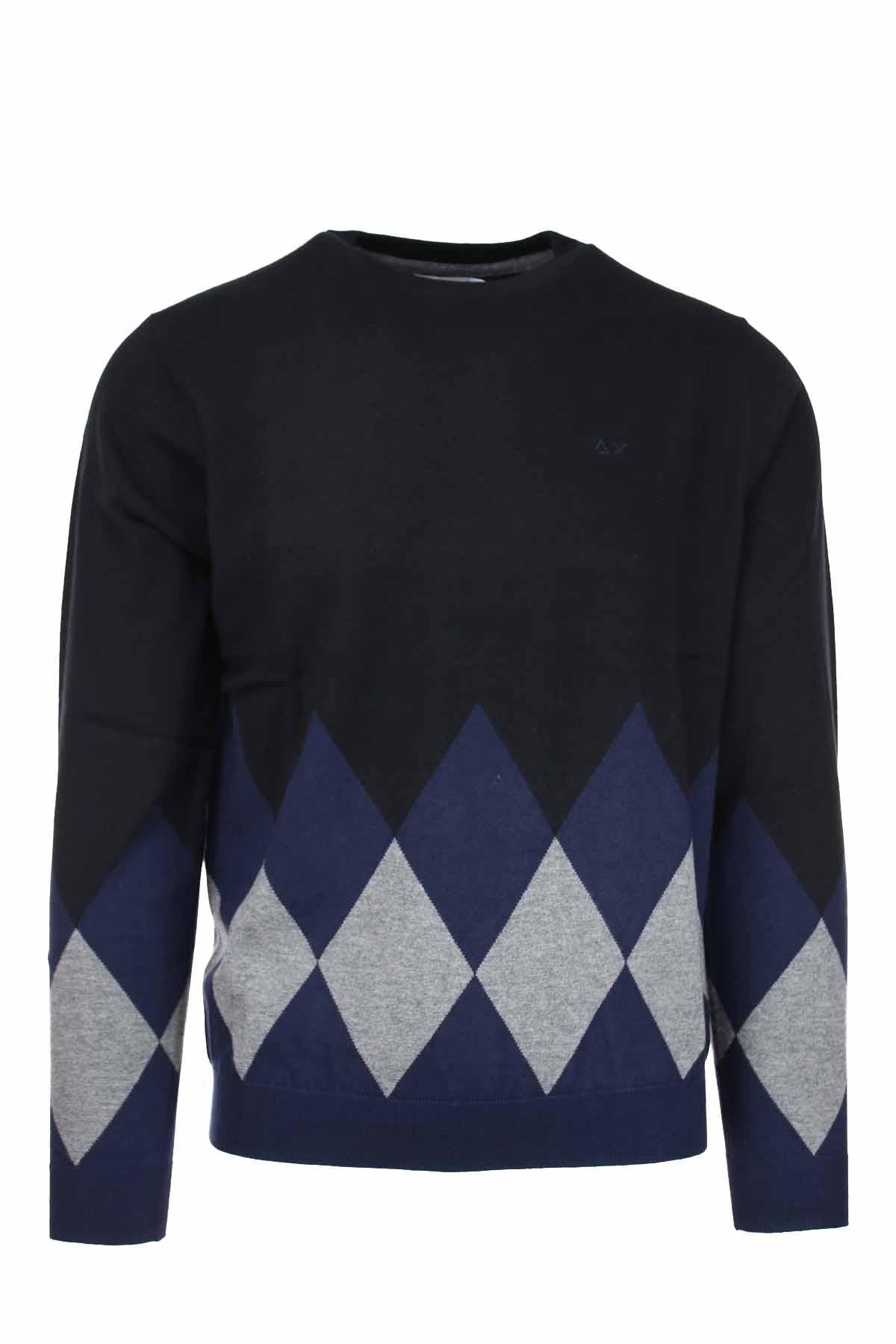 Pullover girocollo rombi