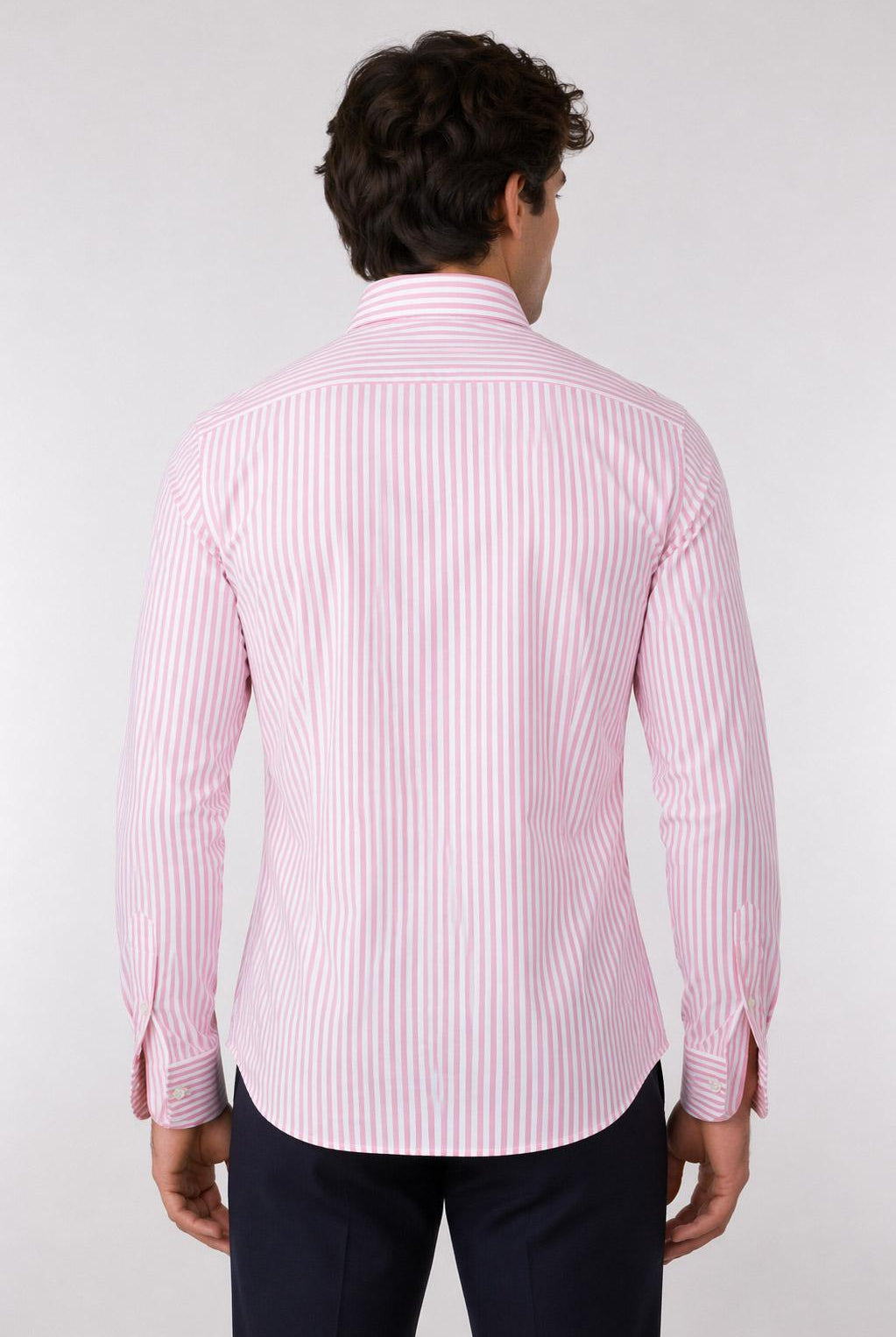Camicia Uomo a Righe in Tessuto Active