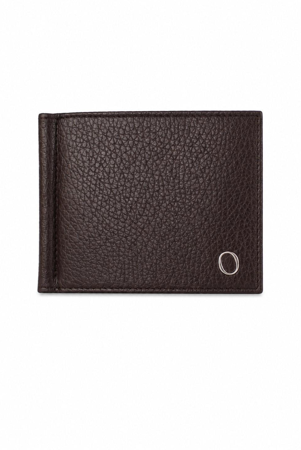 Portafoglio in pelle con clip ferma-banconote