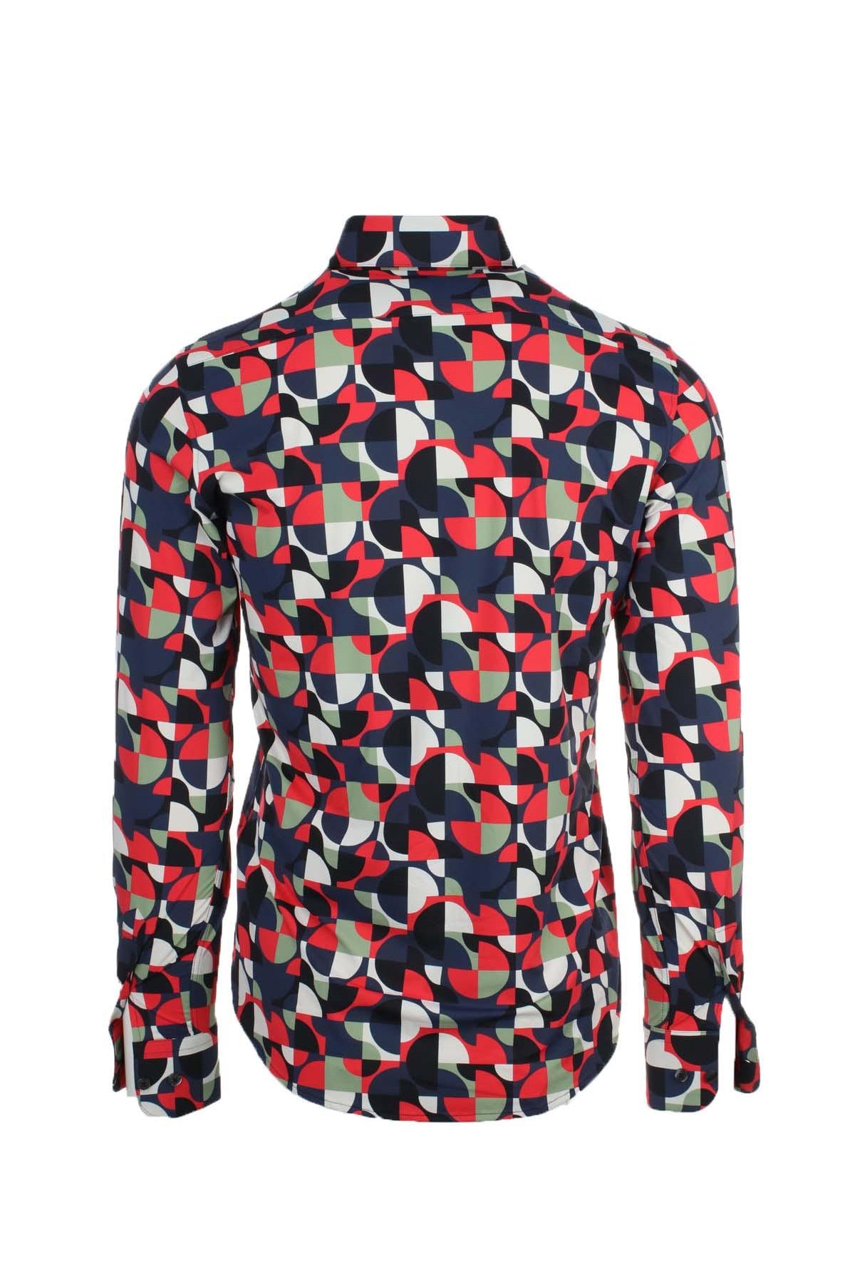 Camicia in tessuto tecnico fantasia