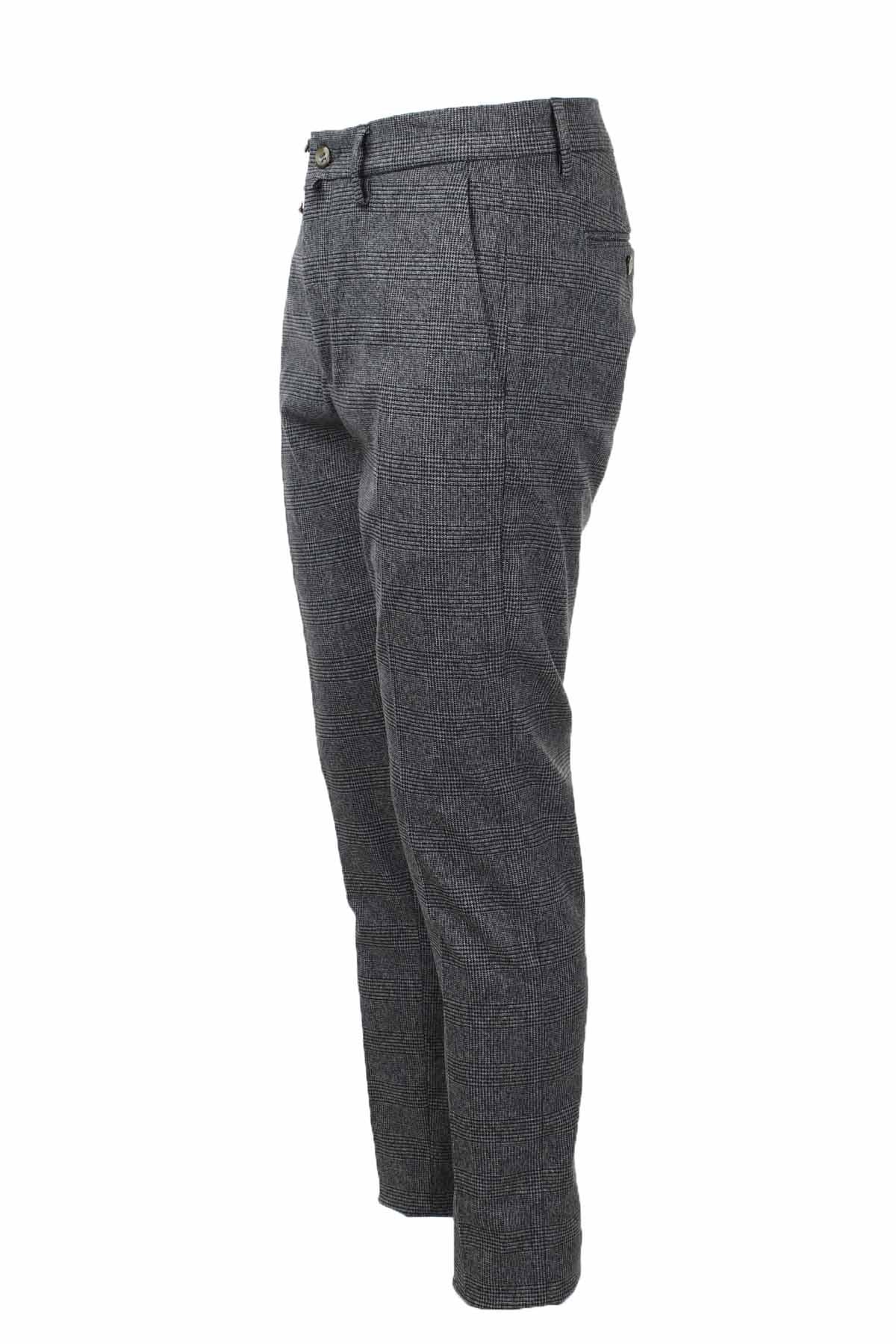 Pantalone classico quadri