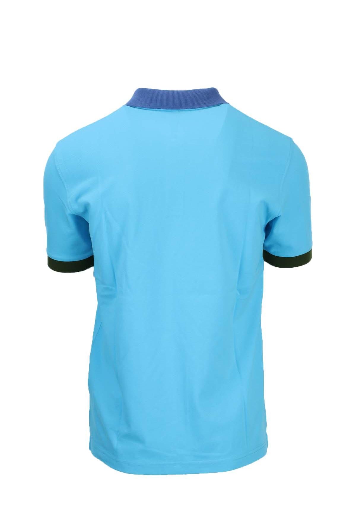 Polo mezza manica dettagli multicolor