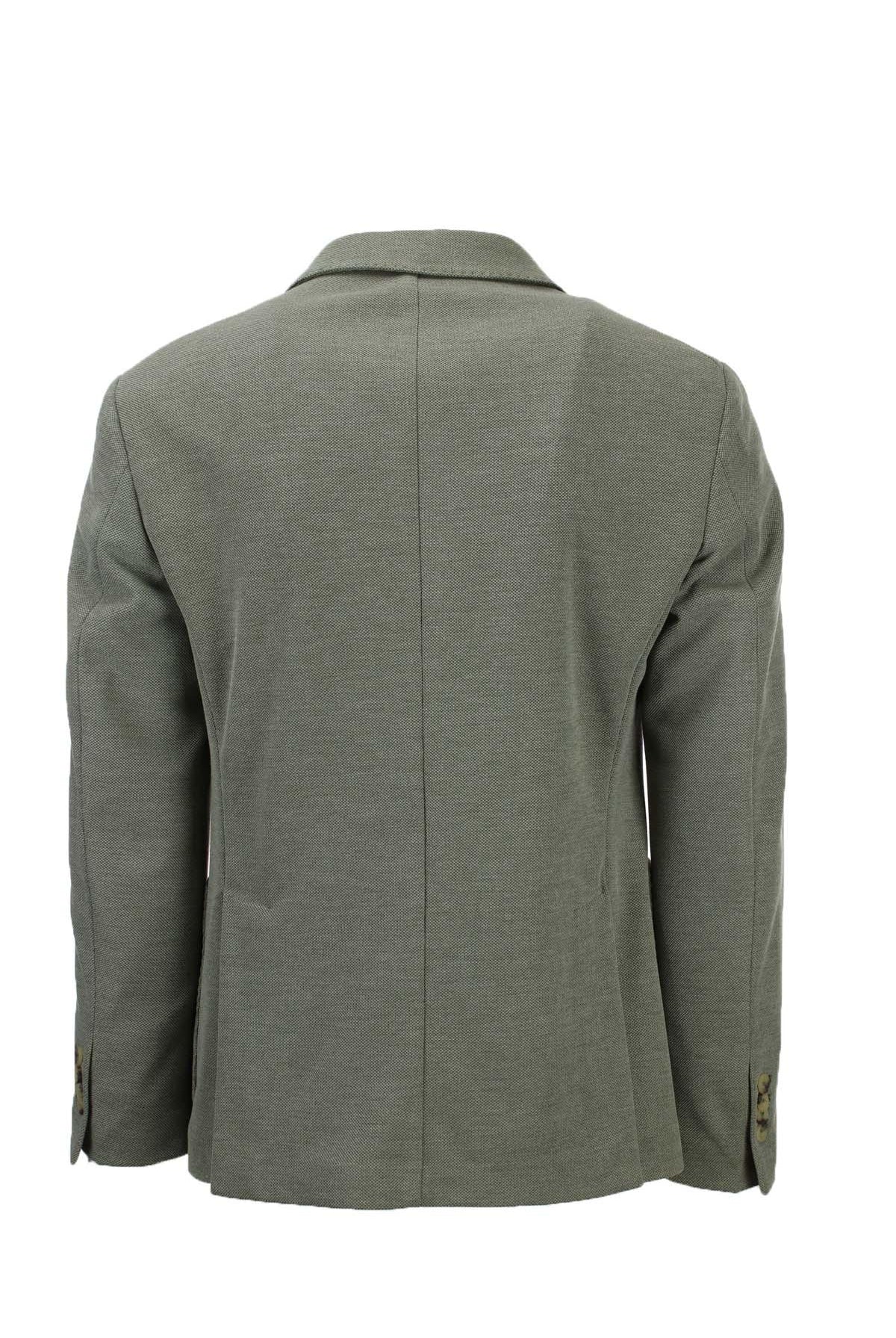 Giacca monopetto in tessuto stretch