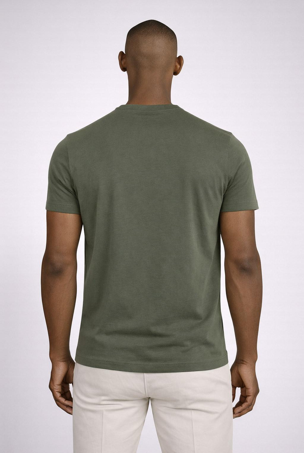 T-Shirt Uomo Cotone con logo ricamato