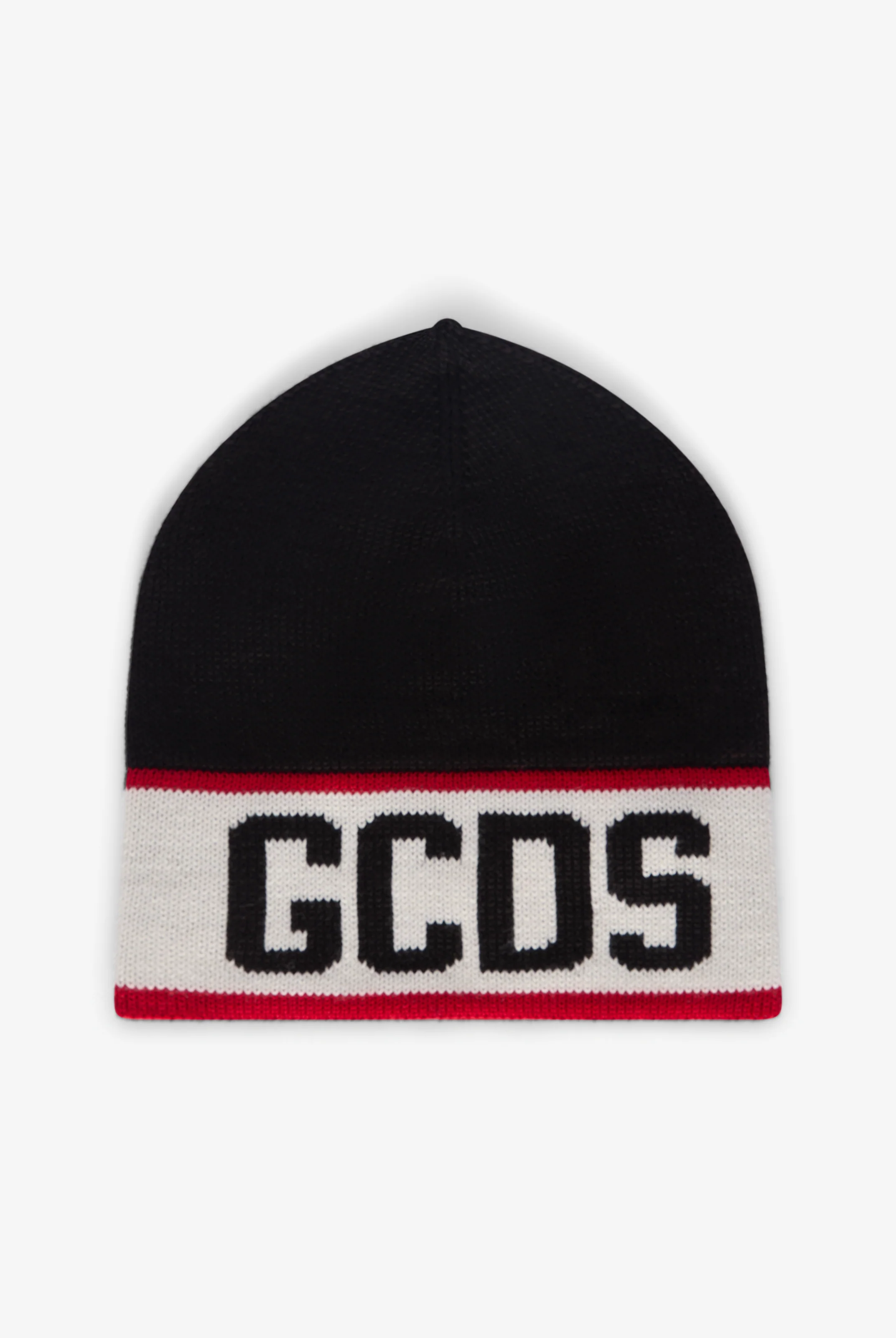 Cappellino in lana con logo GCDS