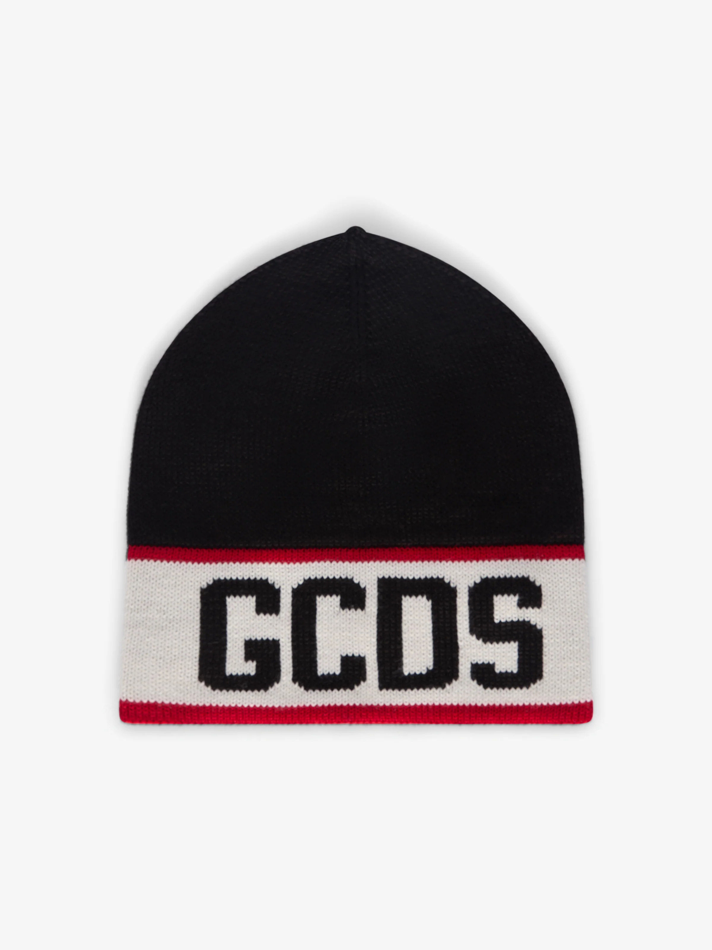 Cappellino in lana con logo GCDS