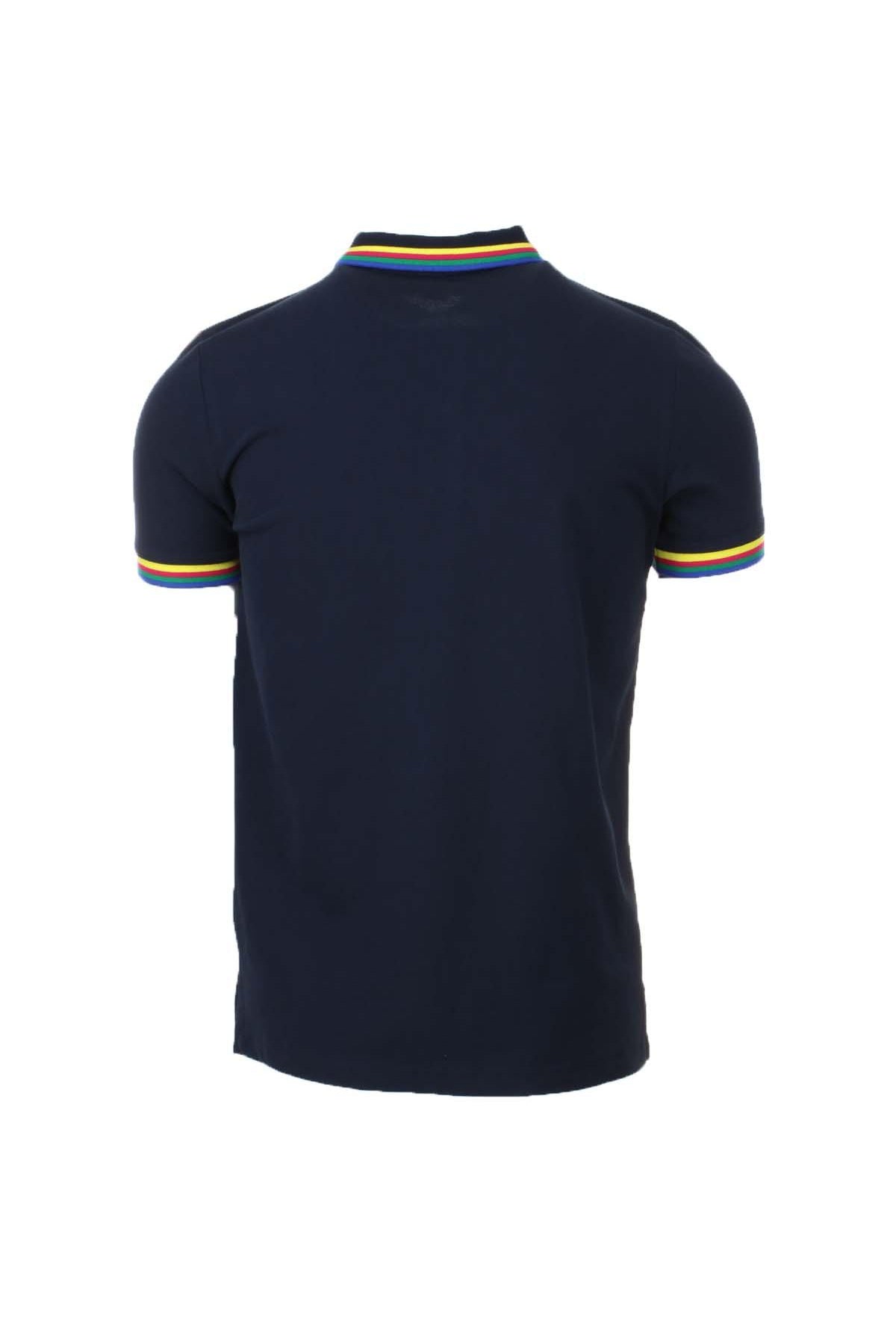 Polo mezza manica in piquet logo
