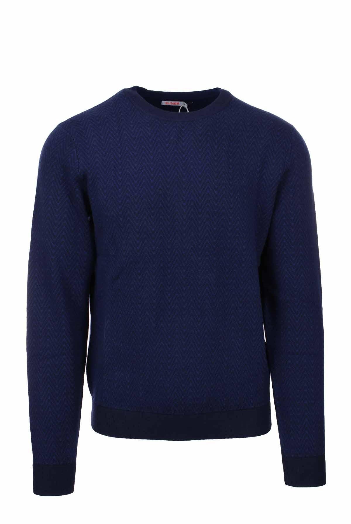 Pullover girocollo fantasia
