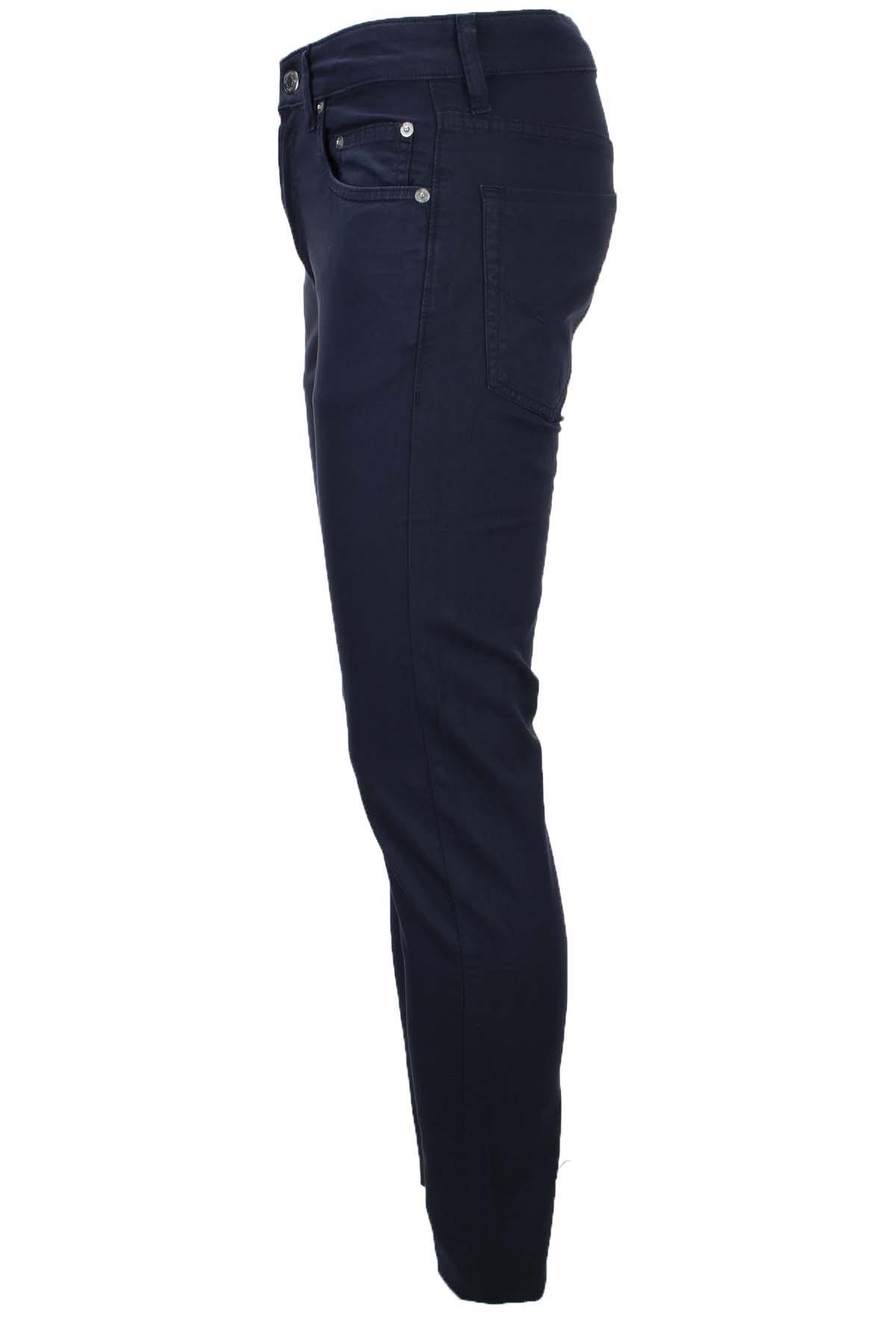 Pantalone 5 tasche in cotone lino