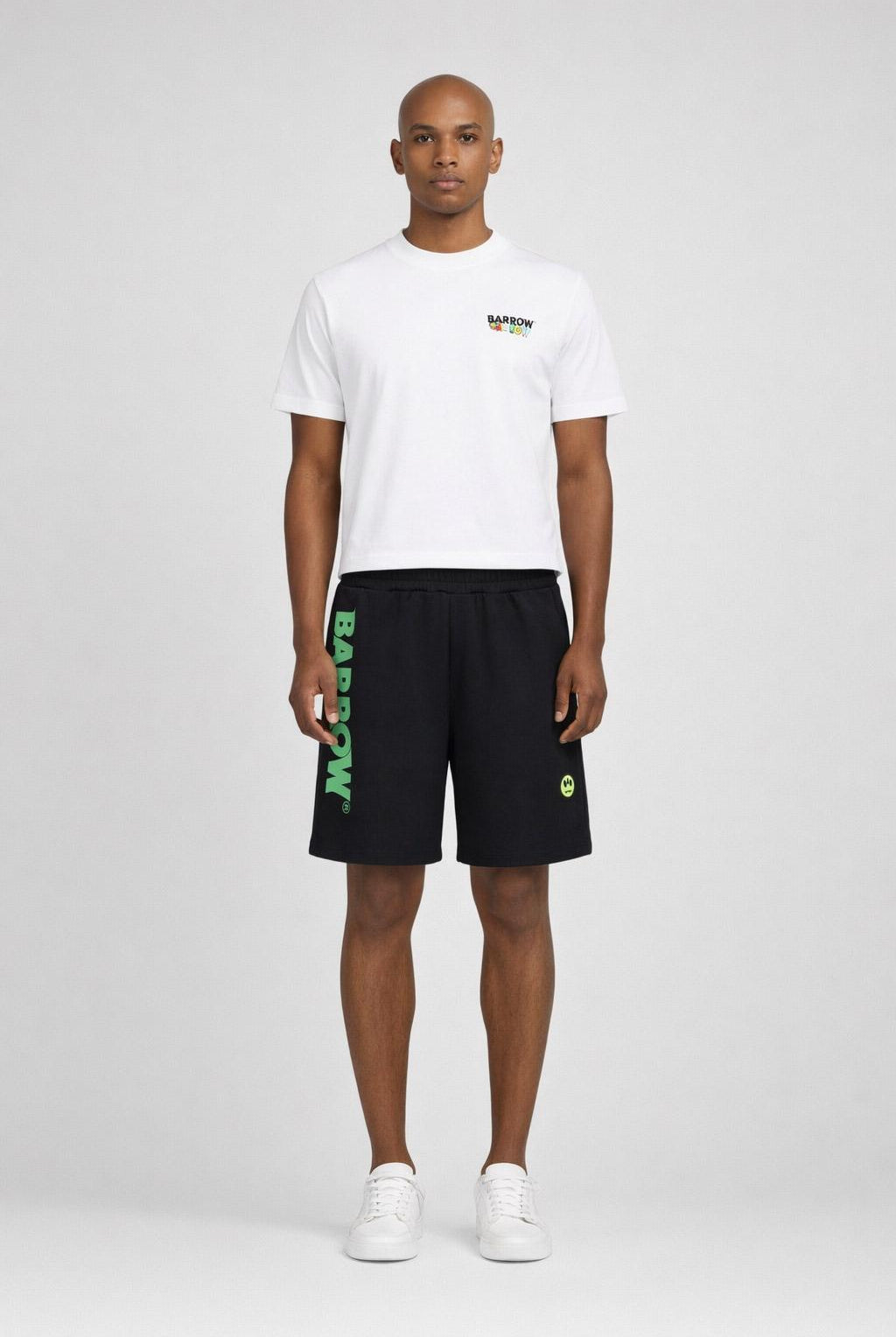 Bermuda in Felpa con Maxi Logo