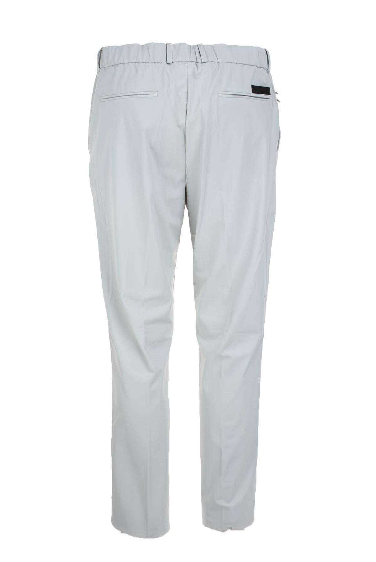 Pantalone chino in tessuto tecnico con coulisse