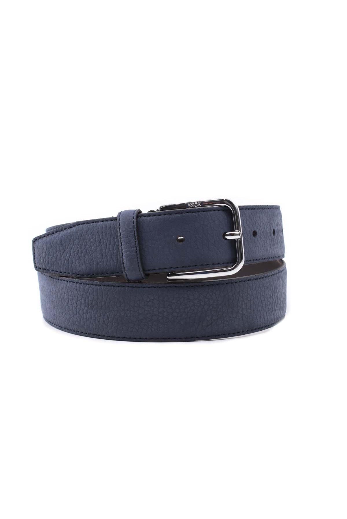 Cintura uomo in pelle martellata