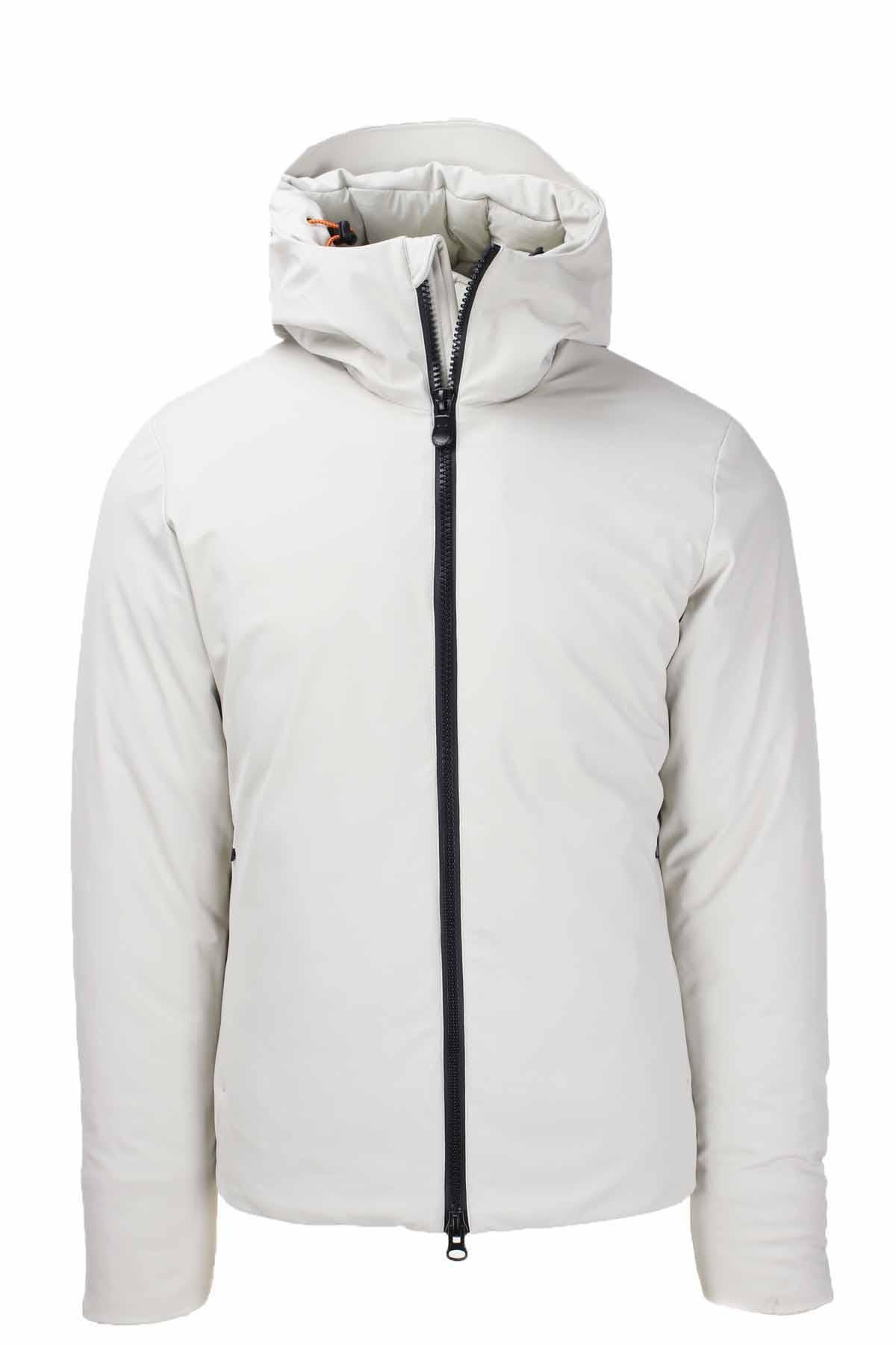 Giubbotto in tessuto stretch con cappuccio Ignacio