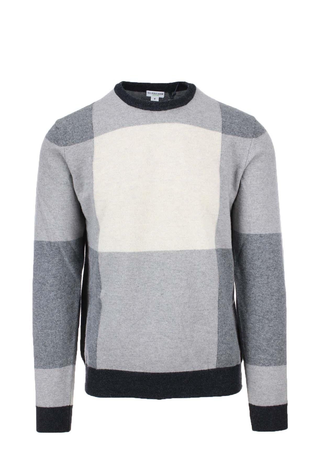 Maglia pullover girocollo a quadri