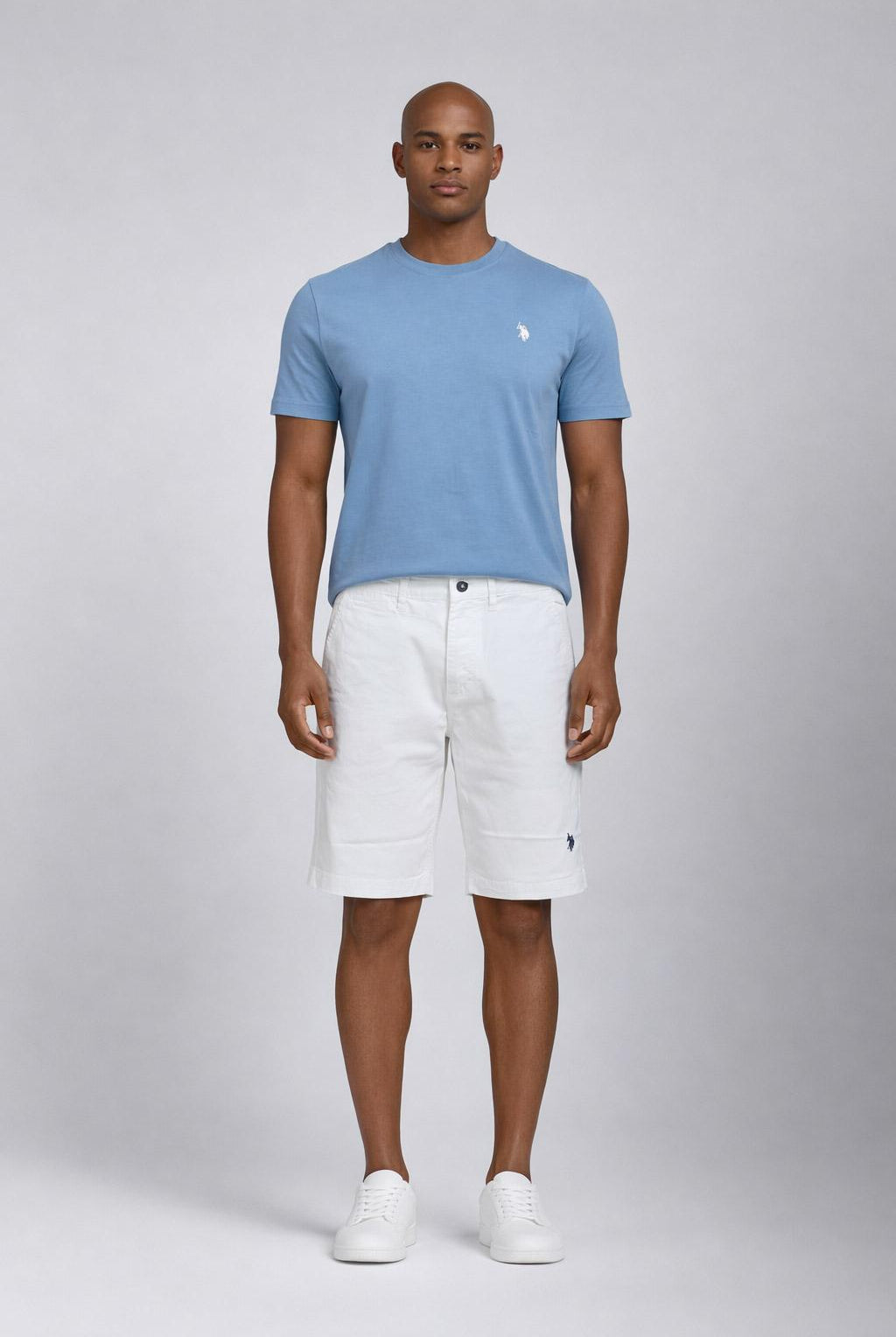 Bermuda Uomo in Cotone Stretch con Logo