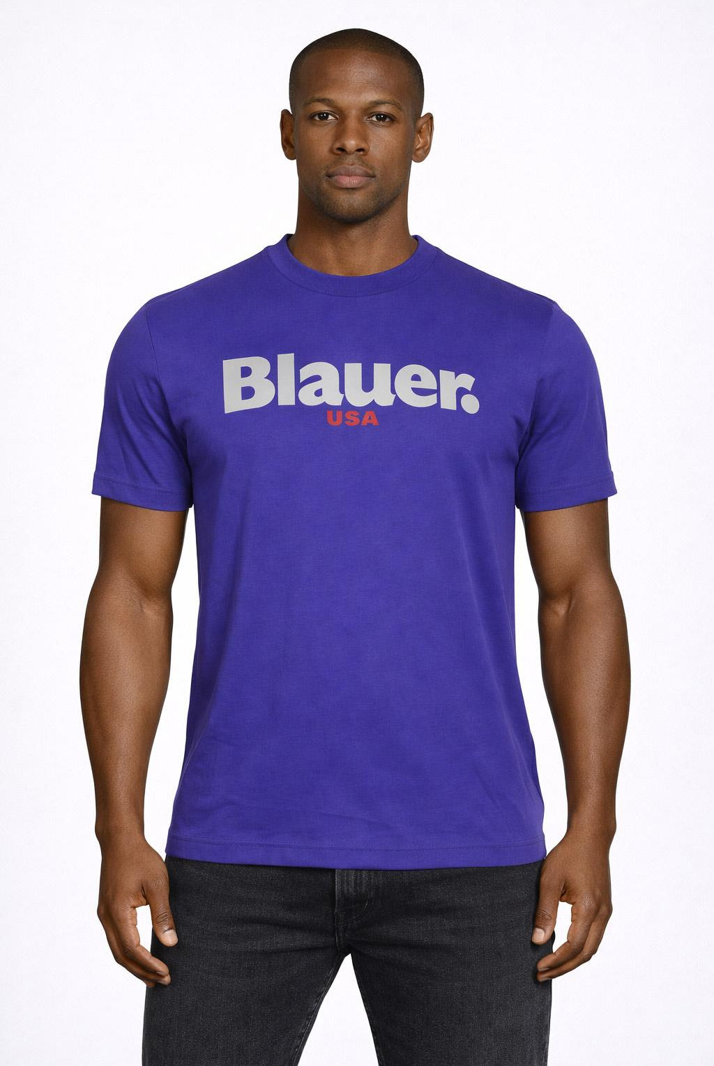 Tshirt Uomo in Cotone con Stampa Logo ERNST