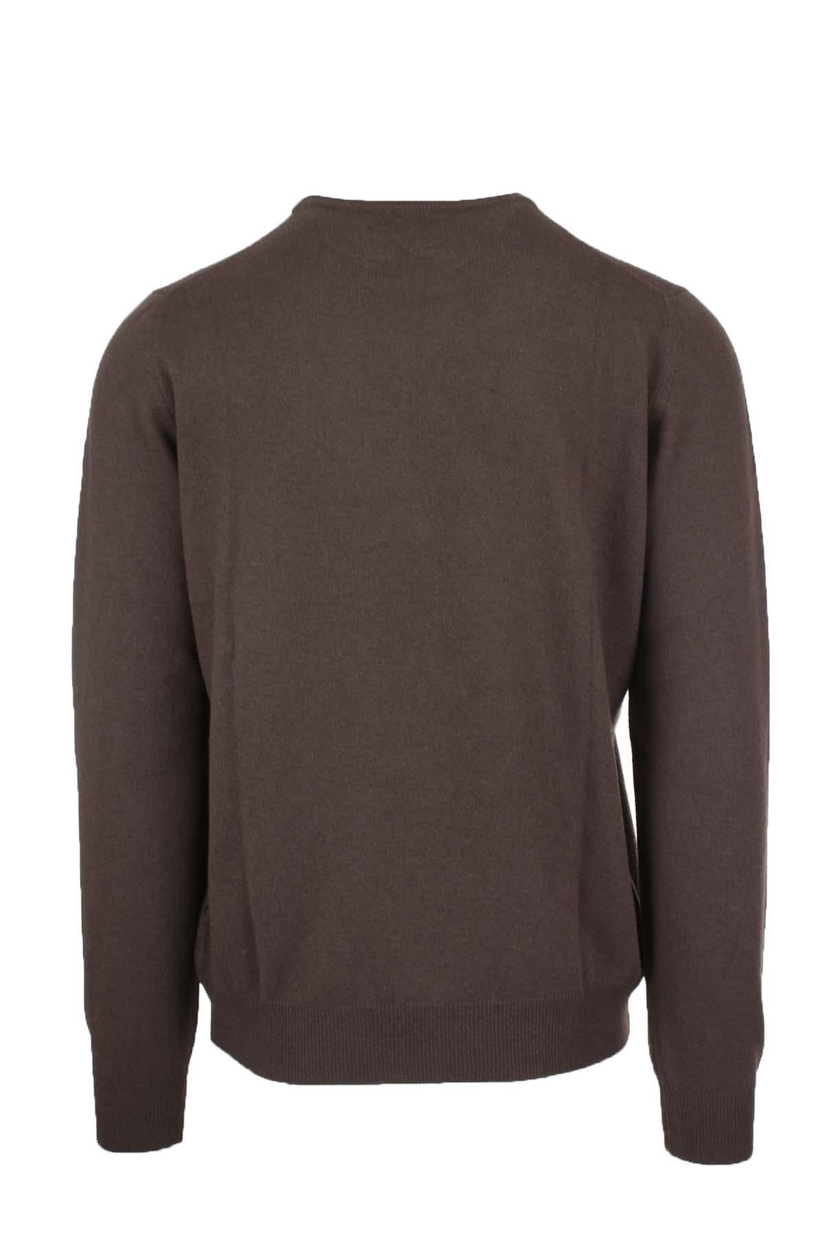 Maglia girocollo in lana cachemire