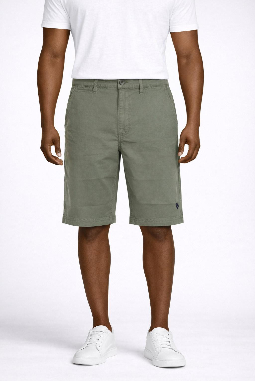 Bermuda Uomo in Cotone Stretch con Logo